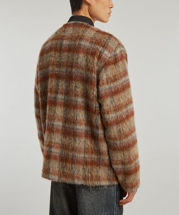 Our Legacy Ament Check Mohair Cardigan   Liberty