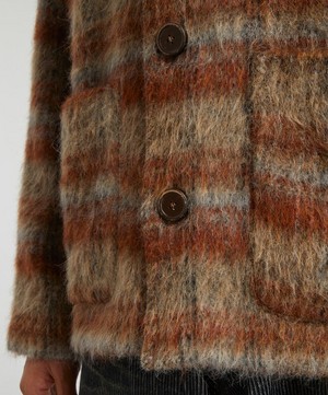 Our Legacy - Ament Check Mohair Cardigan image number 4