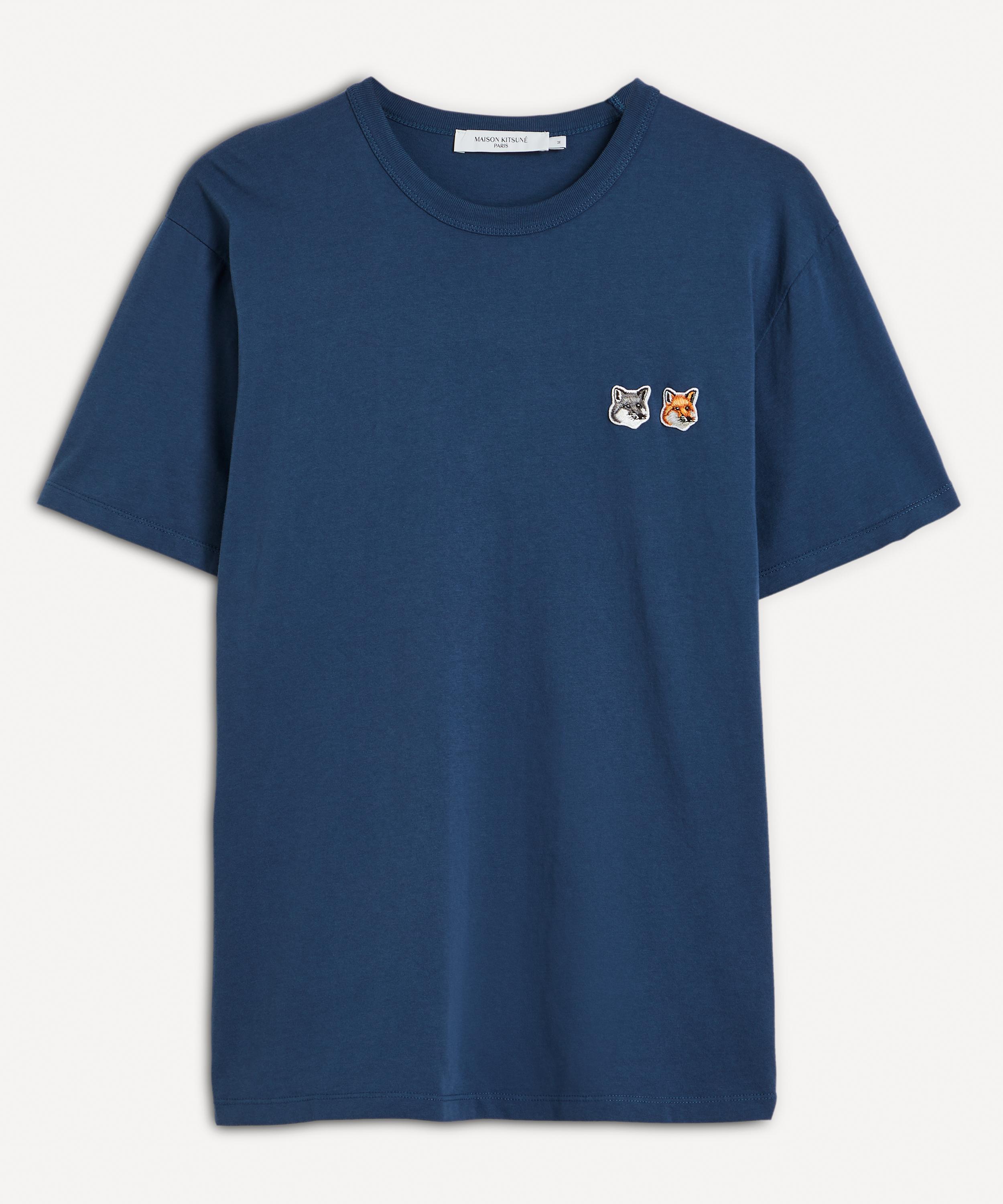 Maison Kitsuné x Olympia Le-Tan Double Fox Head Patch T-Shirt ...