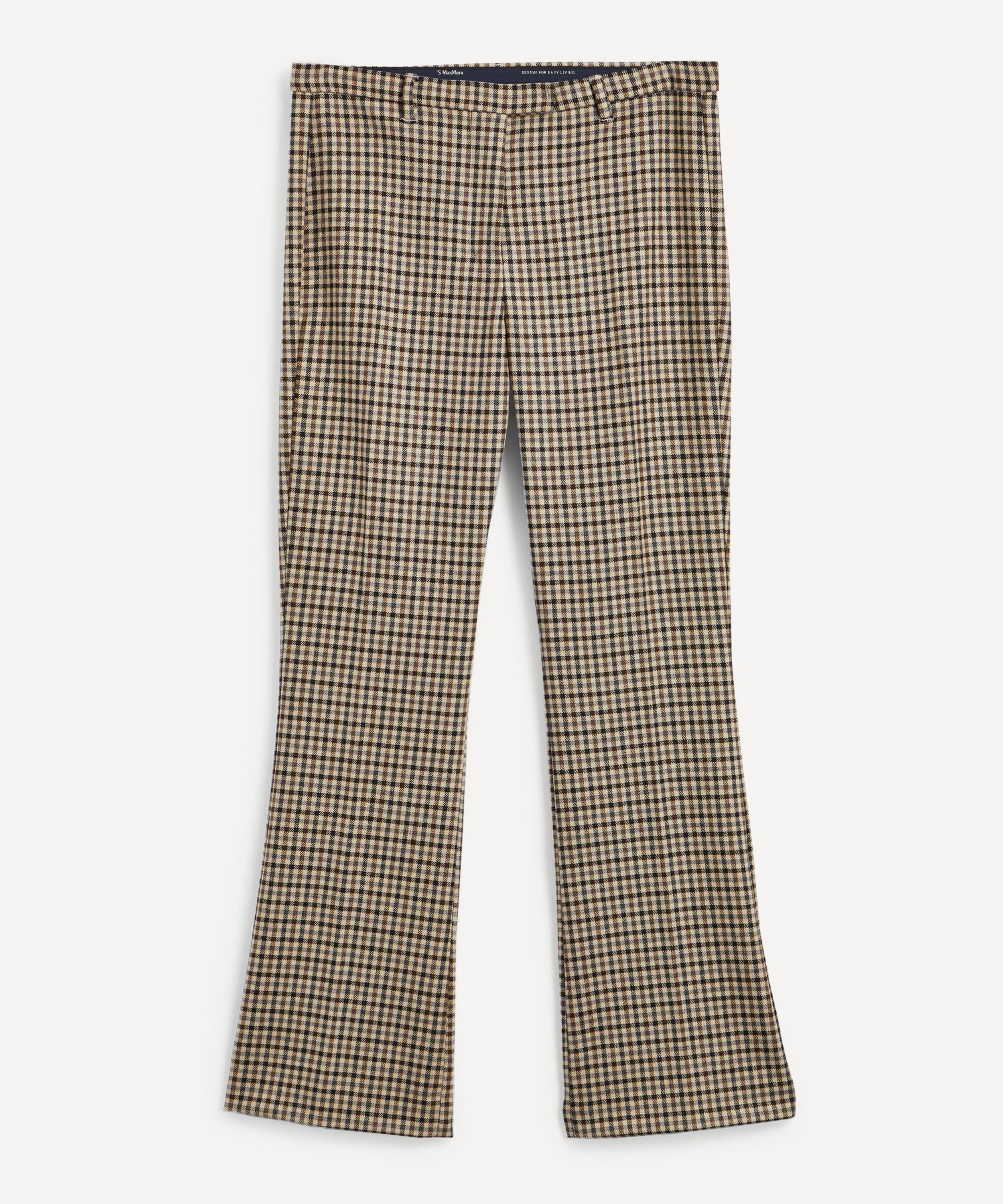 S Max Mara - Gesso Stretch-Wool Trousers image number 0