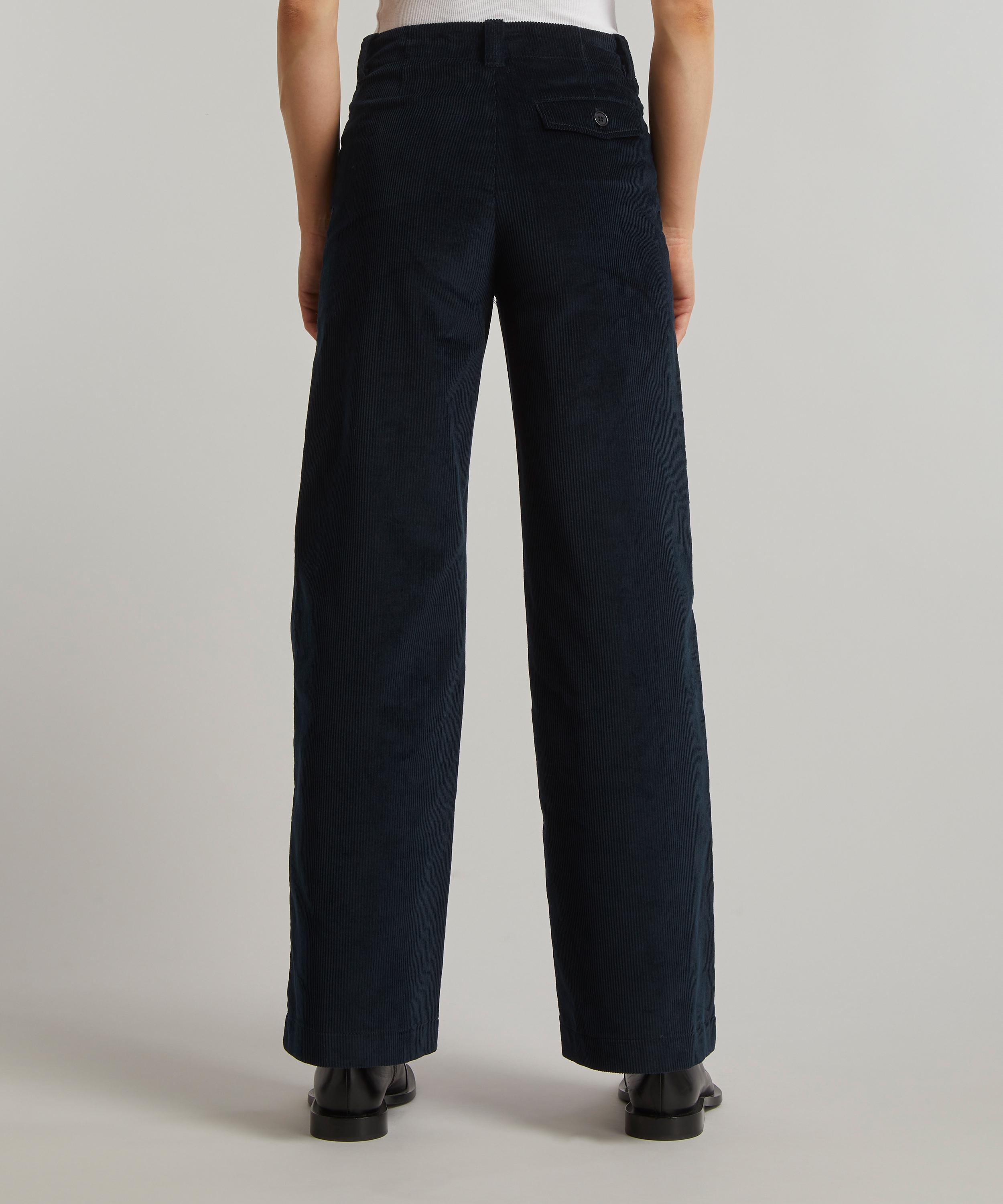 A.P.C. - Rosie Corduroy Wide-Leg Trousers image number 3