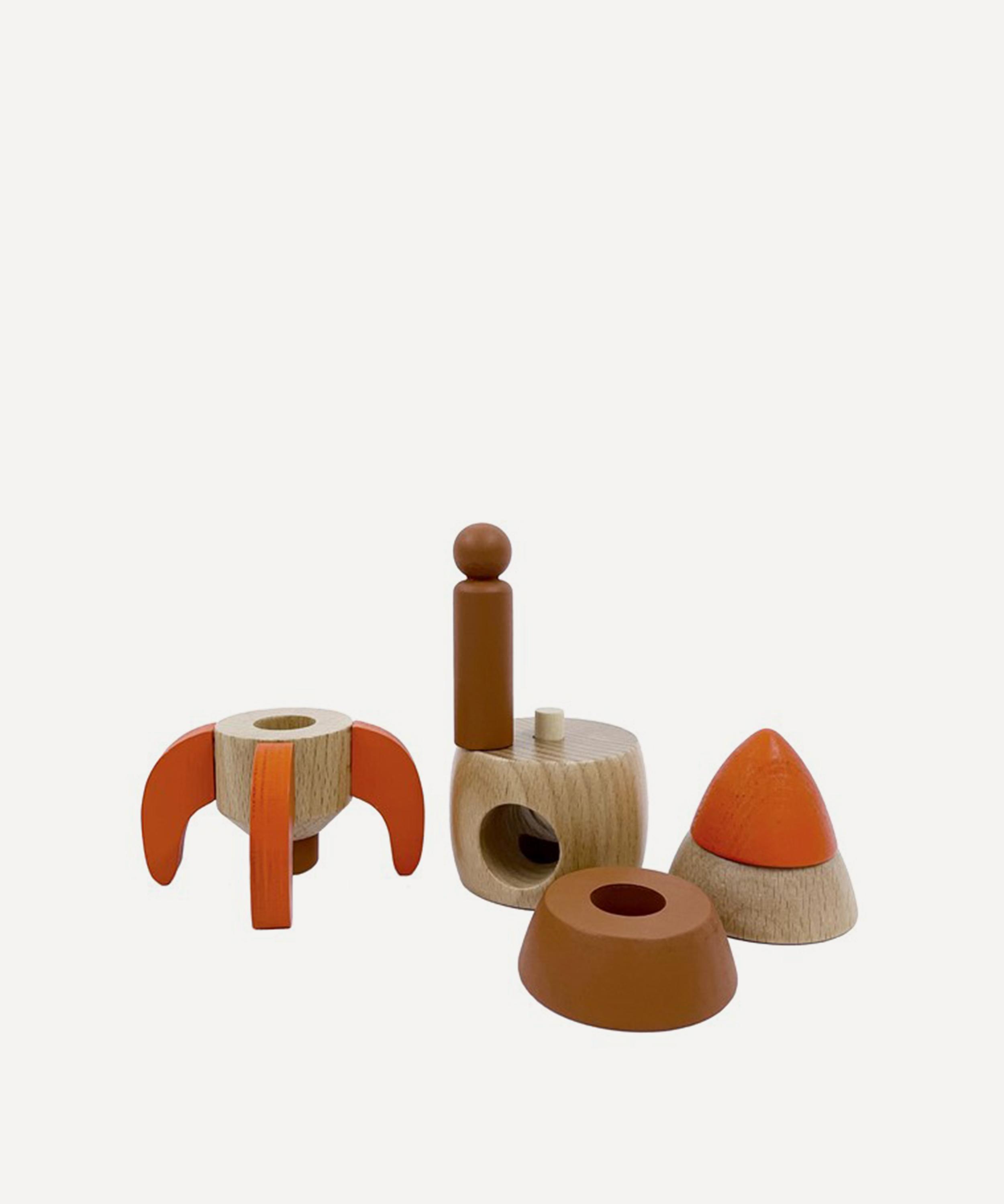 Wooden Stacking Rocket Toy for Kids and Children - China Wooden Toys and  Kids Toy price