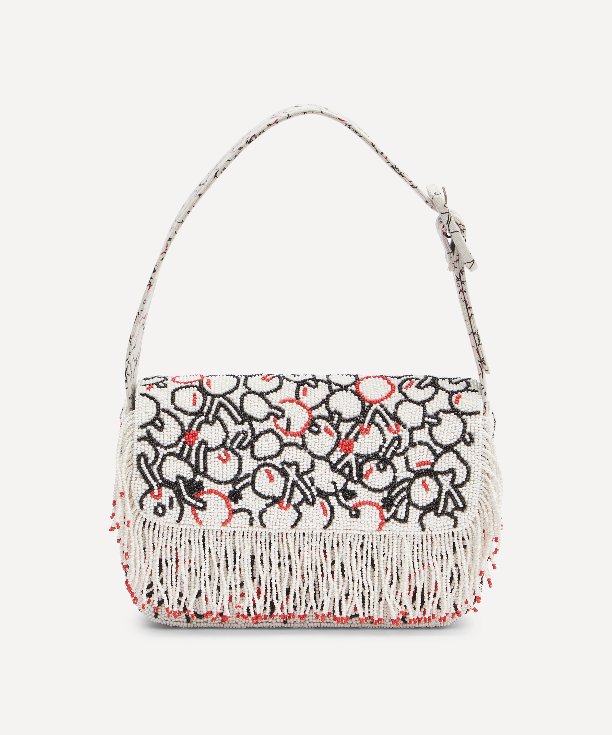 HealthdesignShops, shrimps floral beaded bag