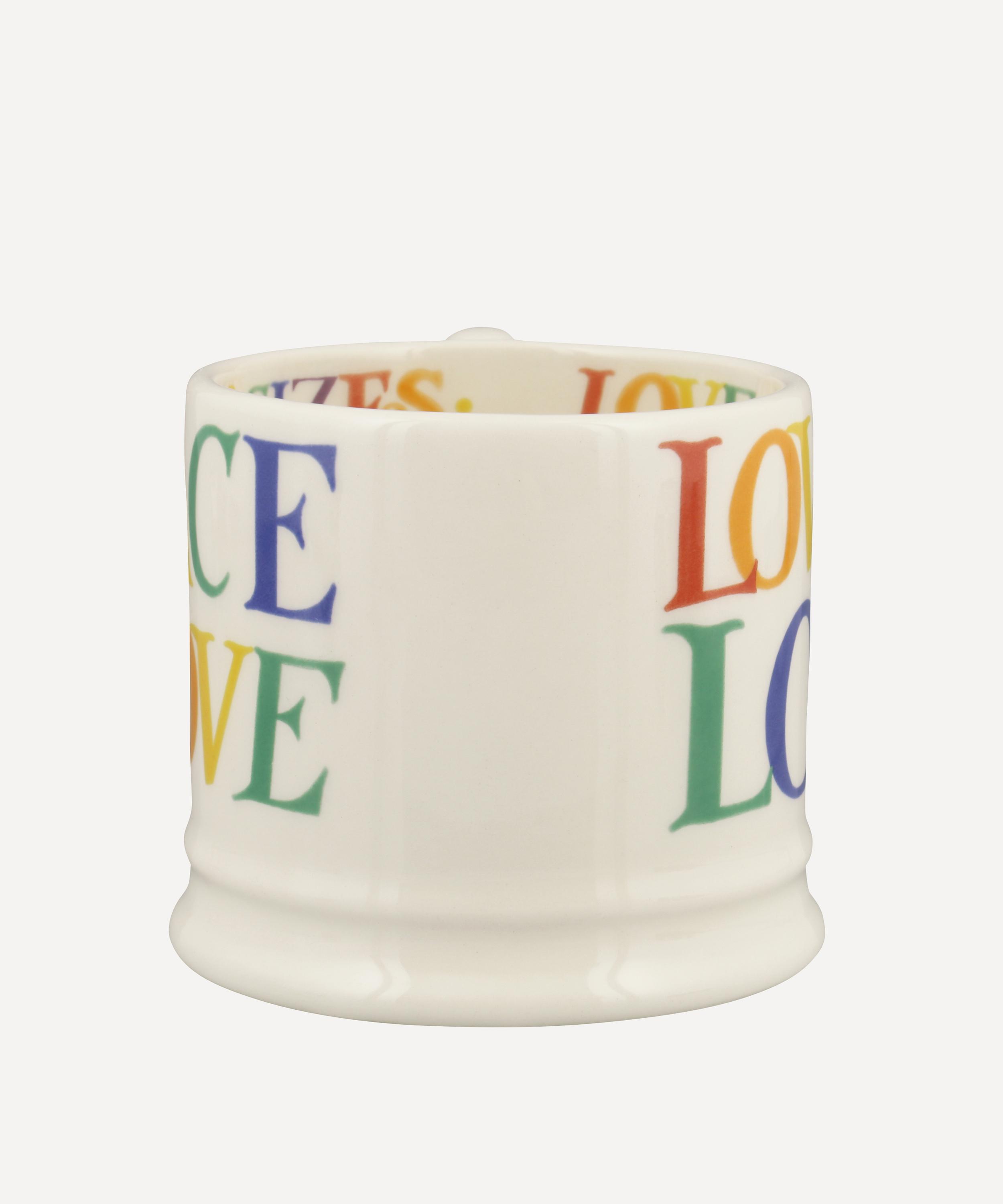 Emma Bridgewater - Rainbow Toast Love is Love Small Mug image number 3