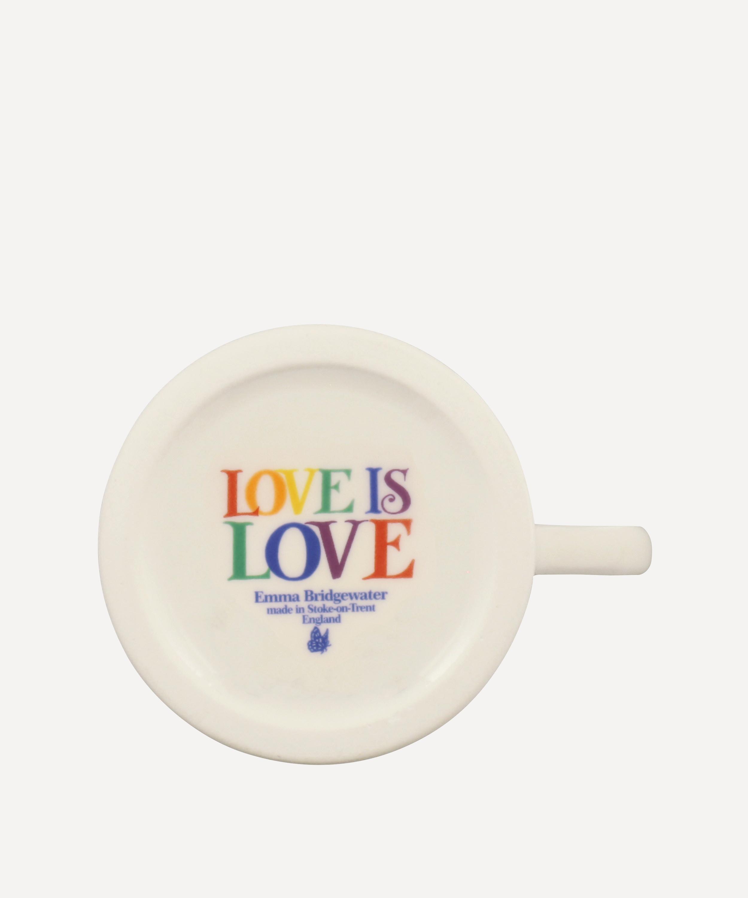 Emma Bridgewater - Rainbow Toast Love is Love Small Mug image number 4