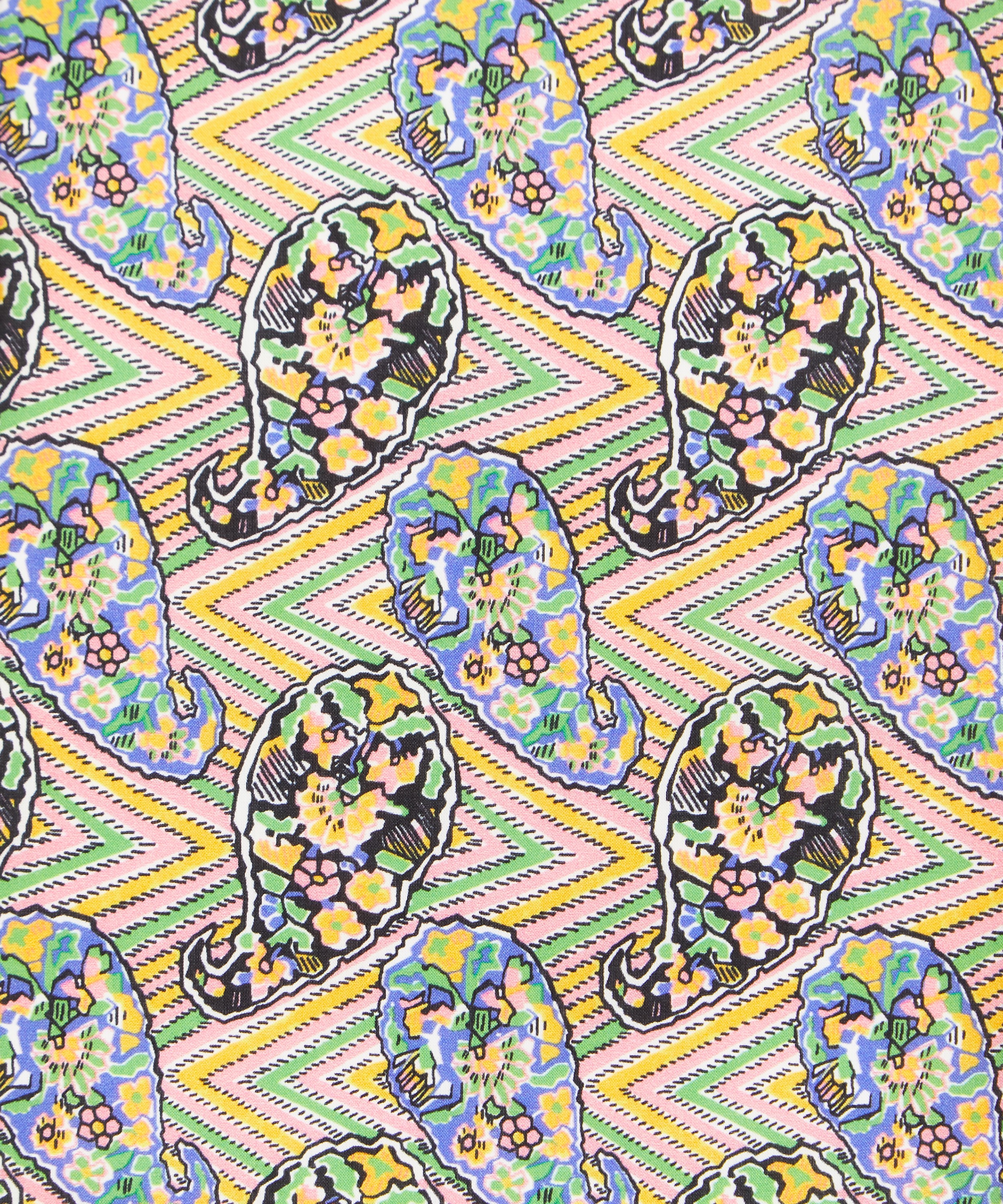 Liberty Fabrics - Zig-Zag Paisley Organic Tana Lawn™ Cotton image number 0