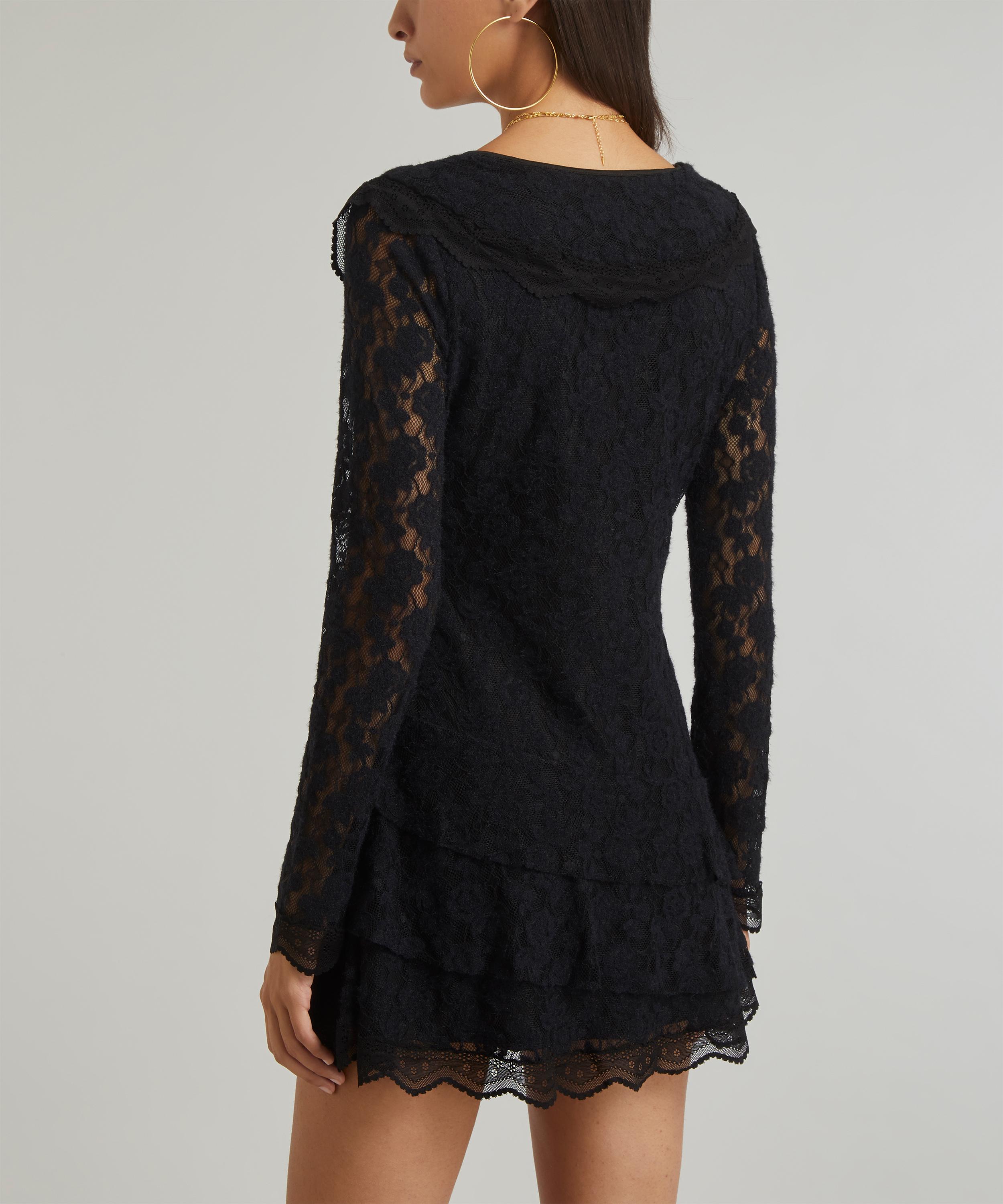 LoveShackFancy - Athala Lace Mini-Dress image number 3
