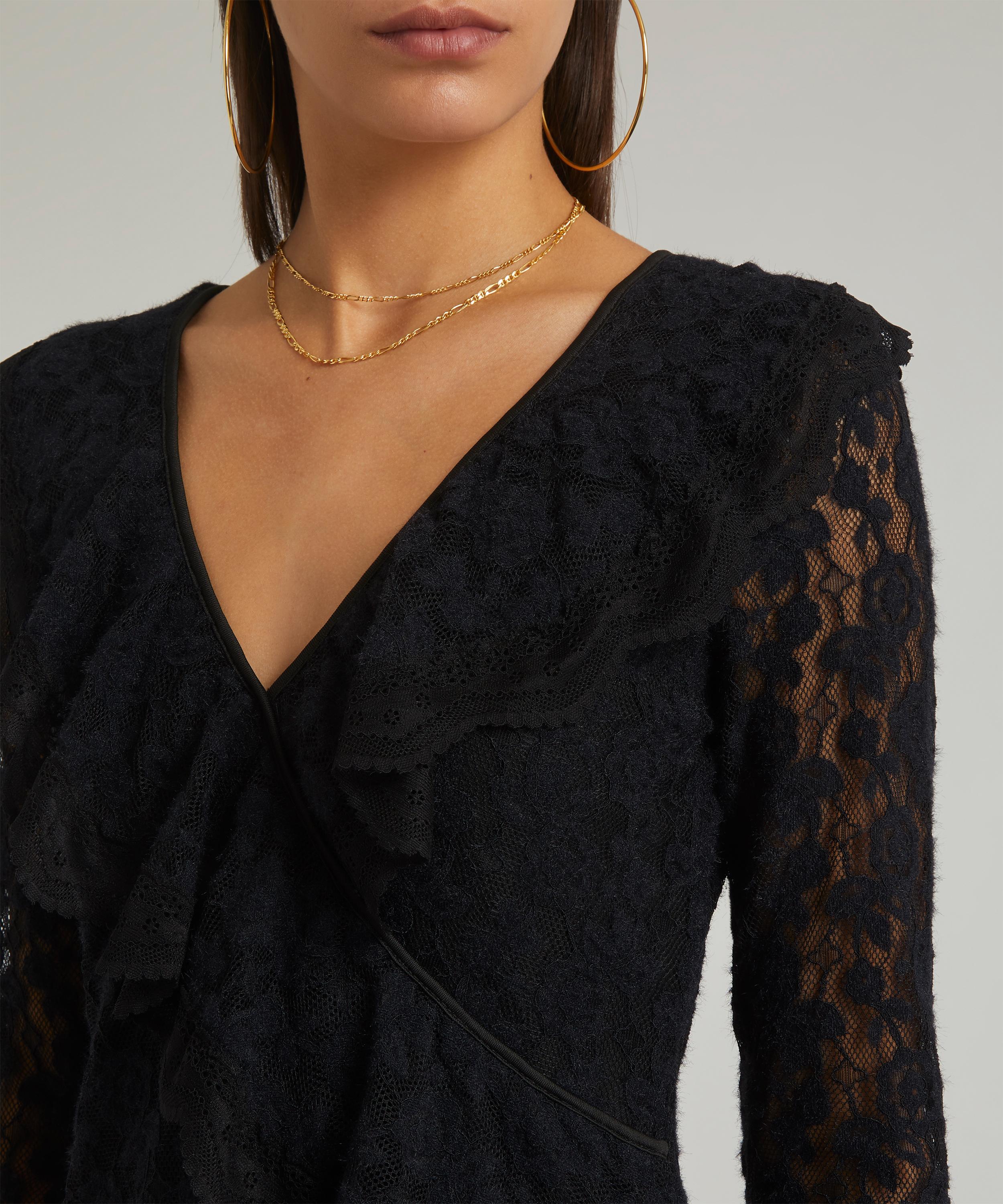 LoveShackFancy - Athala Lace Mini-Dress image number 4