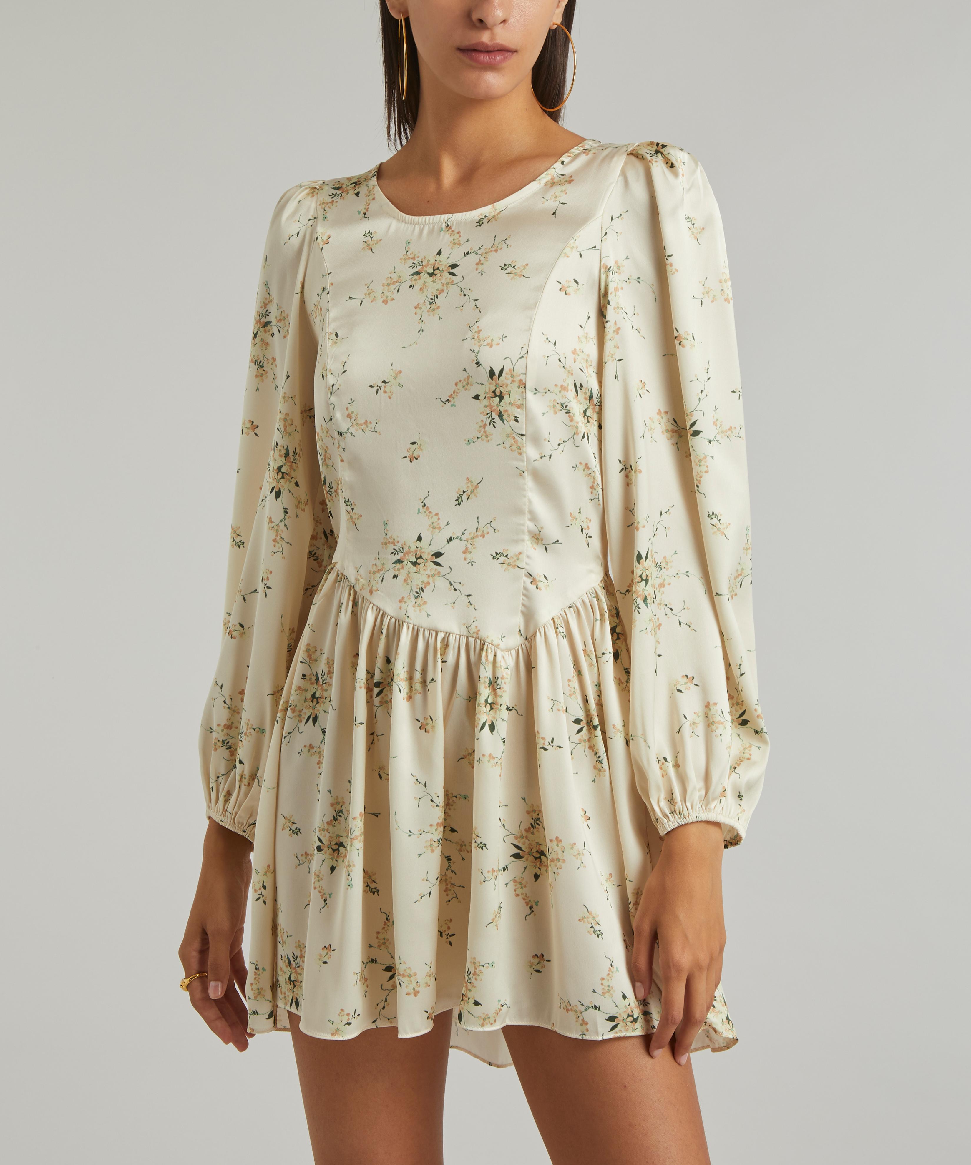 LoveShackFancy - Garcia Floral Mini-Dress image number 2