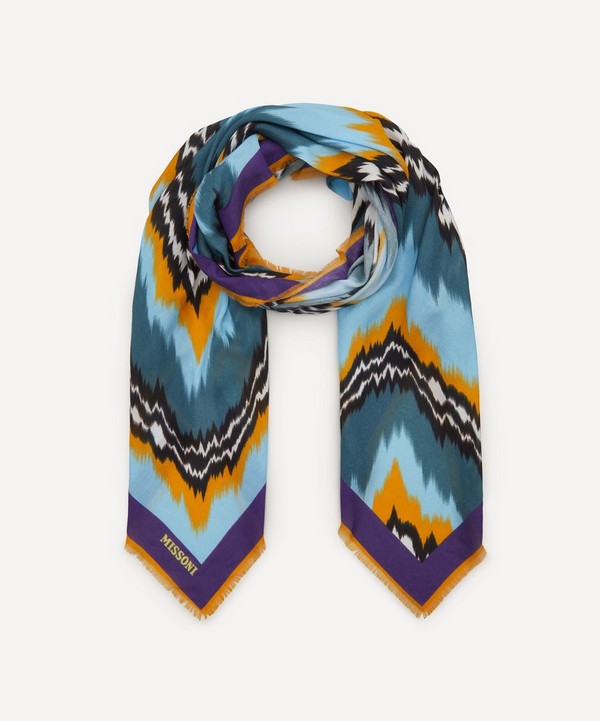 Missoni - Cotton-Blend Stole Print Scarf image number null