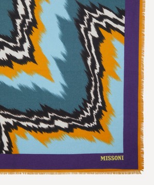 Missoni - Cotton-Blend Stole Print Scarf image number 2