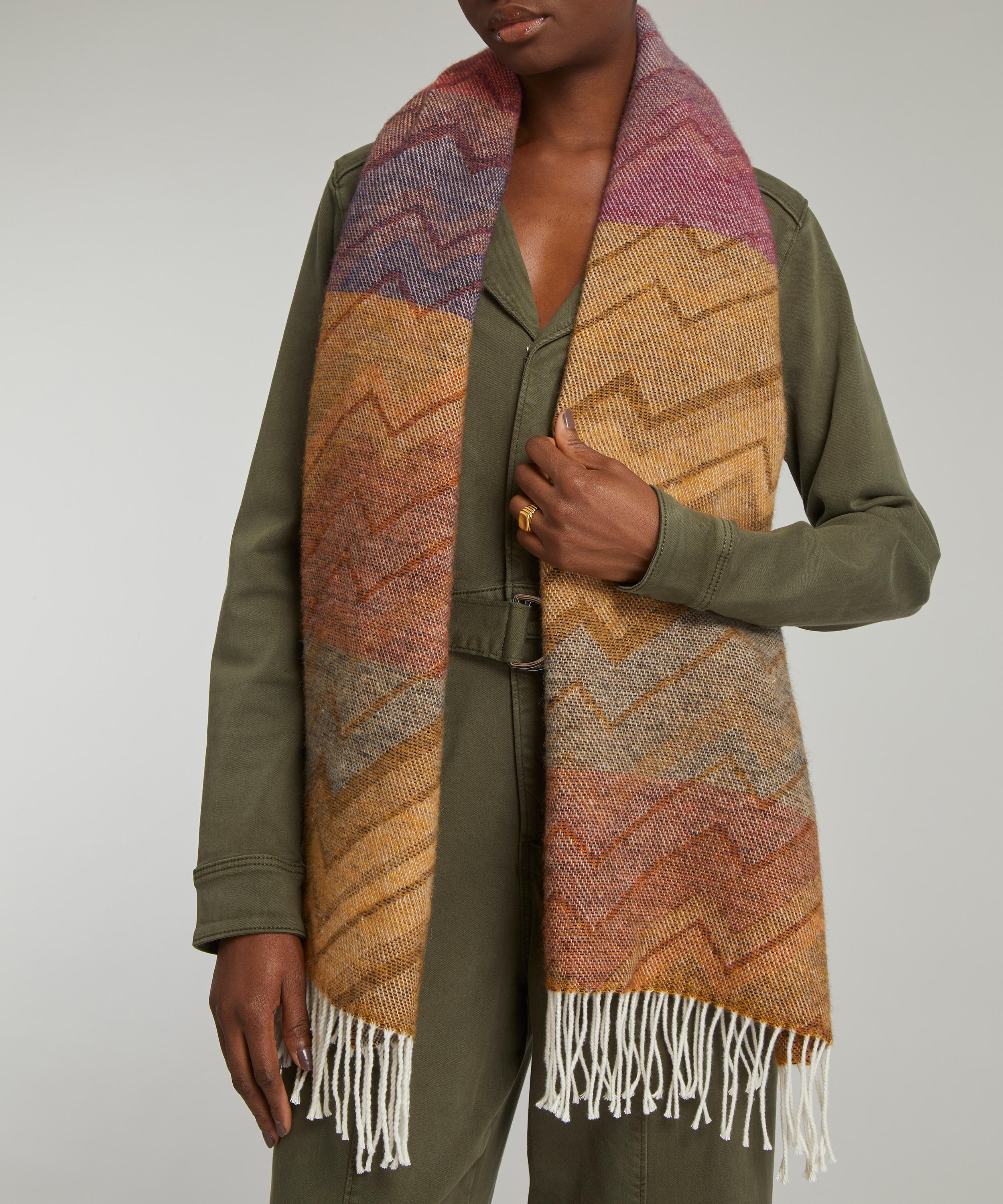 Missoni - Cotton-Blend Stola Zig-Zag Scarf image number 1