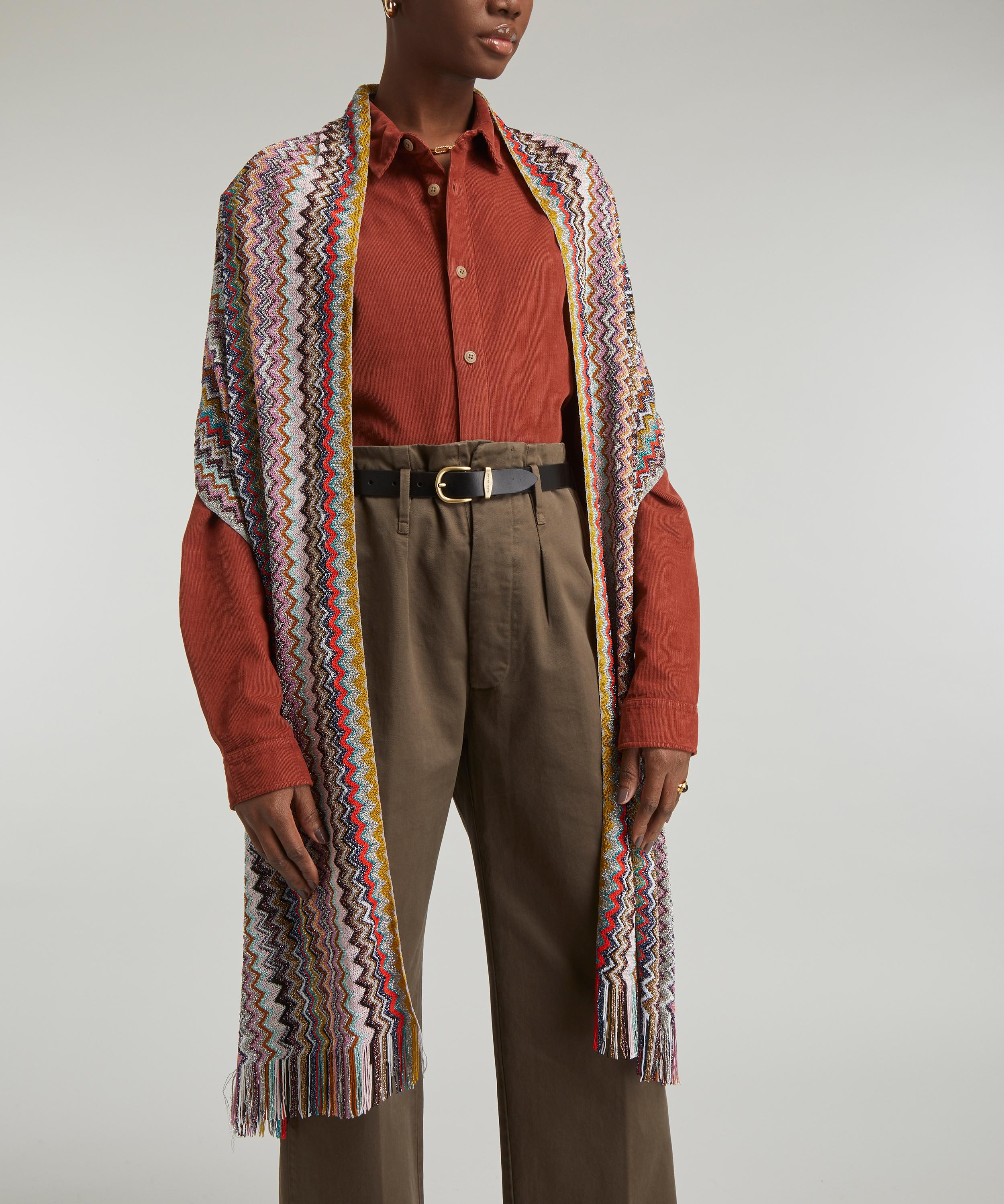 Missoni - Multicoloured Zig-Zag Scarf image number 0