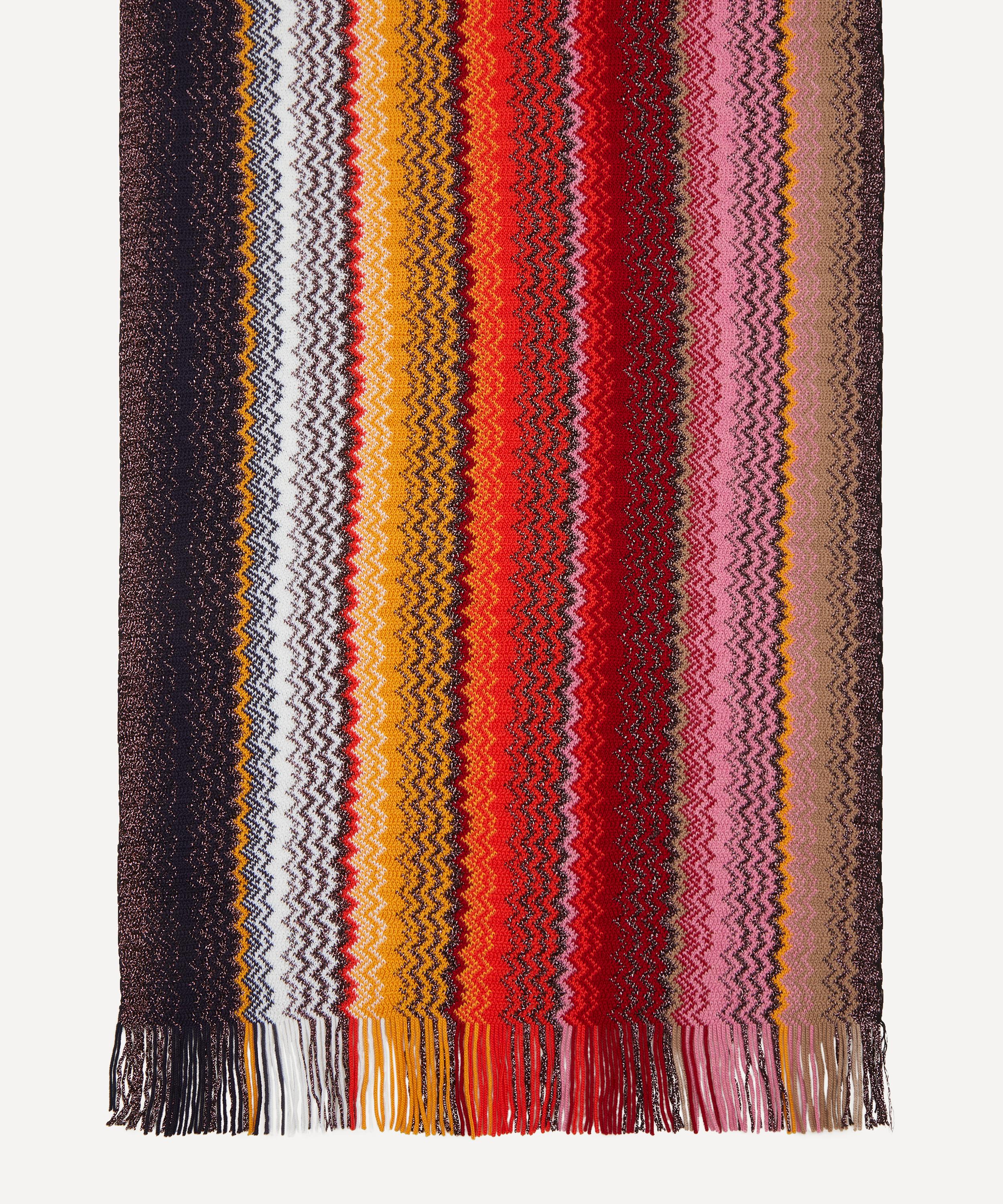 Missoni - Wool-Blend Muffler Multicoloured Zig-Zag Scarf image number 2