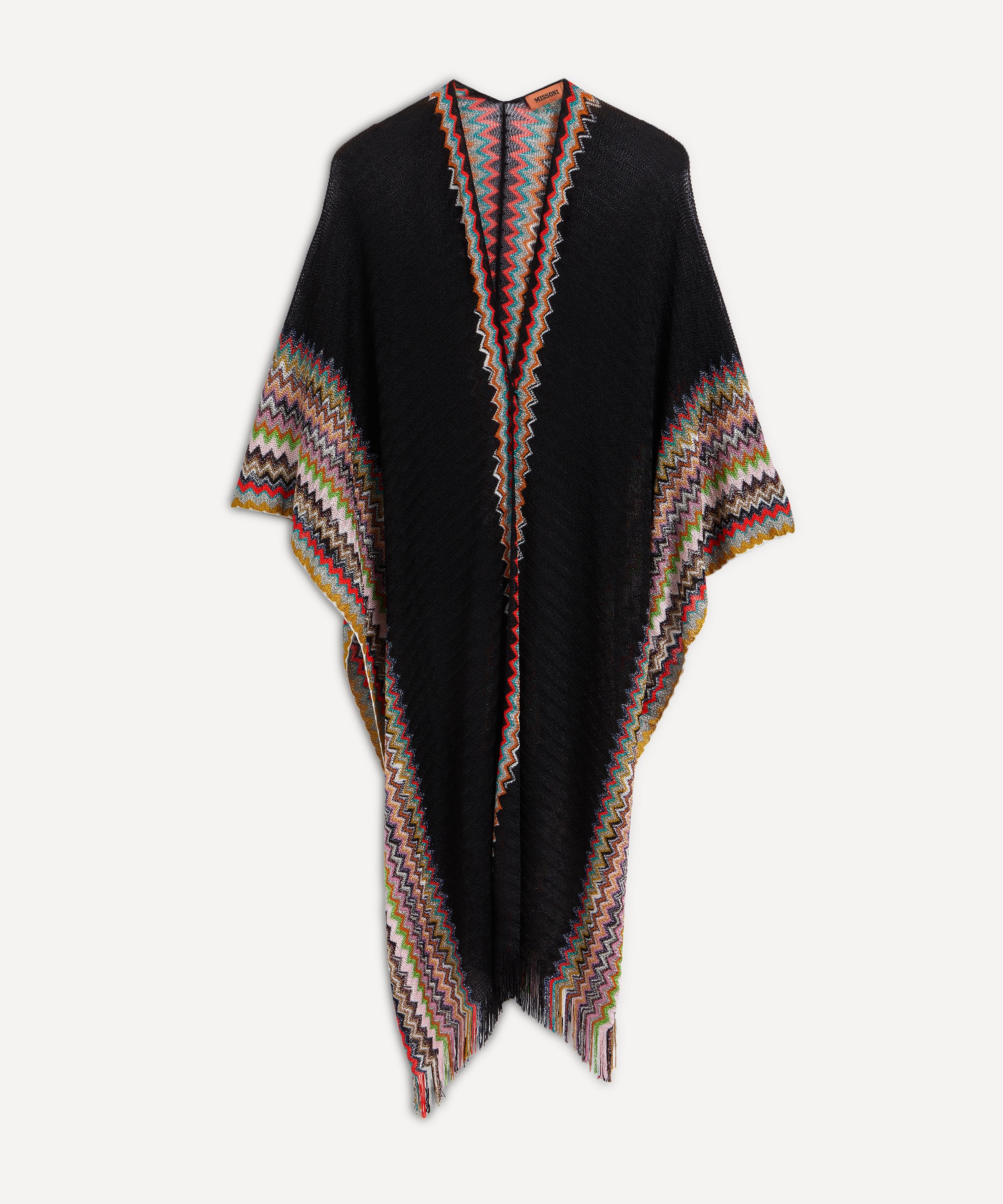 Missoni - Fringed Crochet Cape image number 0