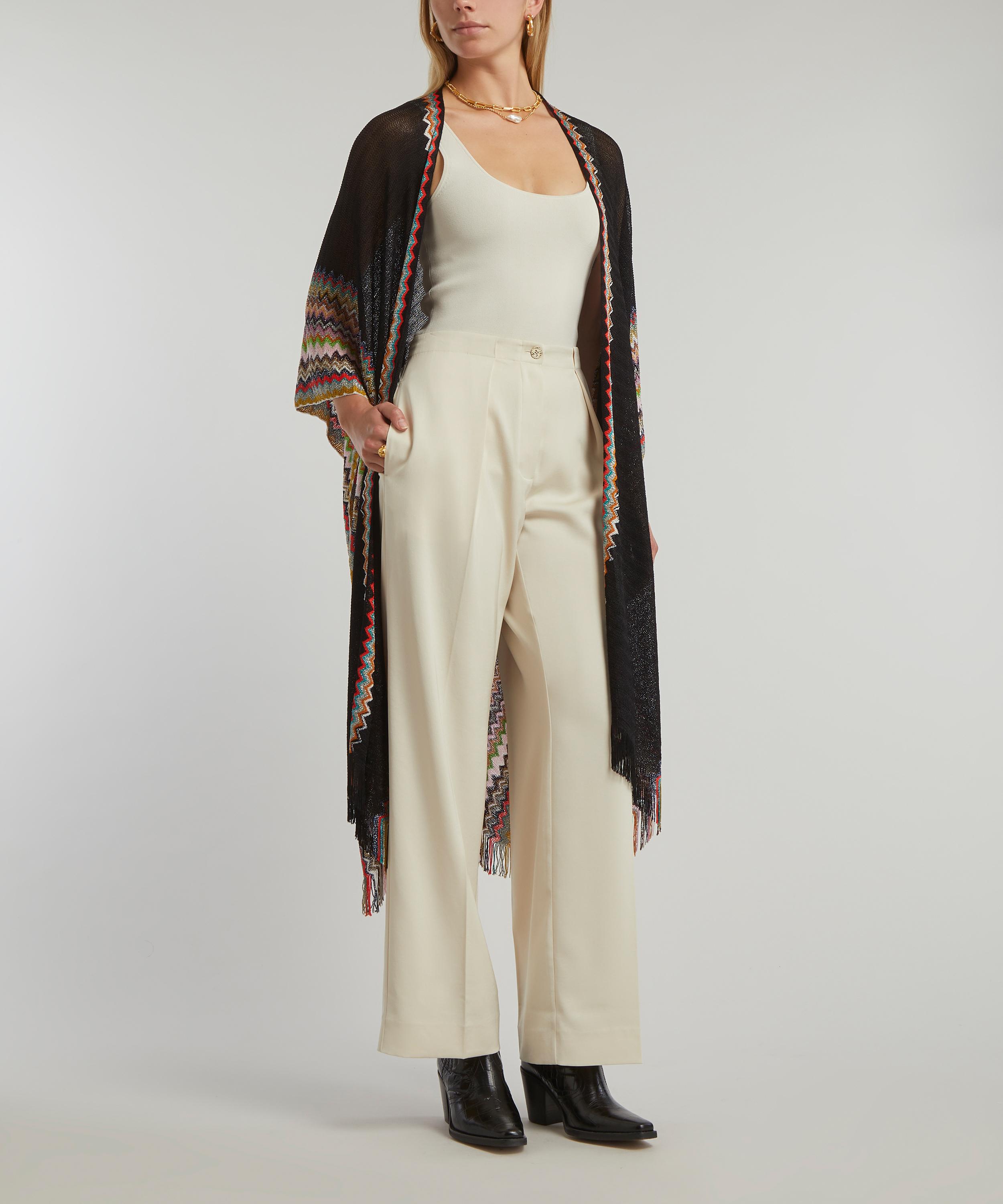 Missoni - Fringed Crochet Cape image number 1