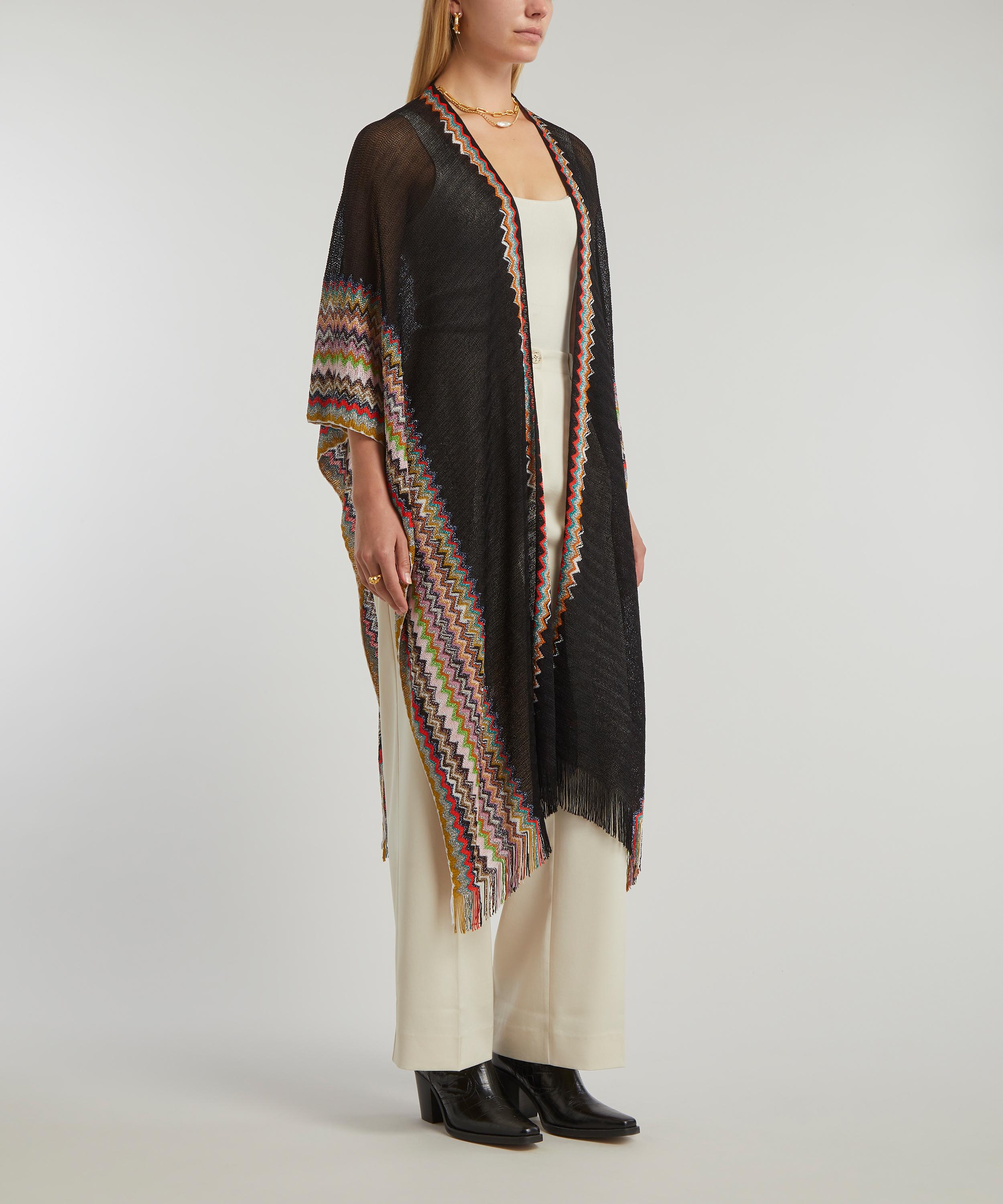 Missoni - Fringed Crochet Cape image number 2