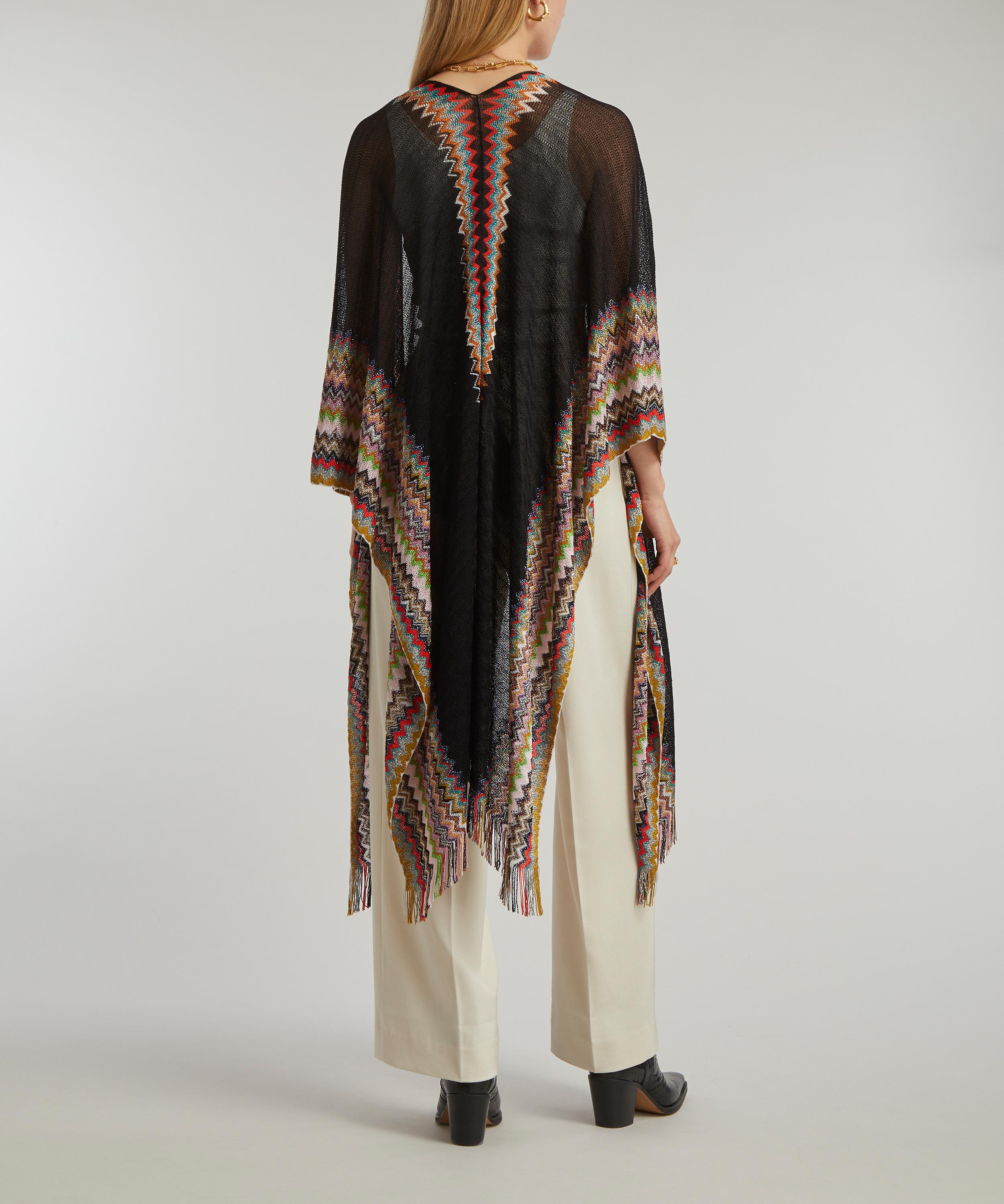 Missoni - Fringed Crochet Cape image number 3