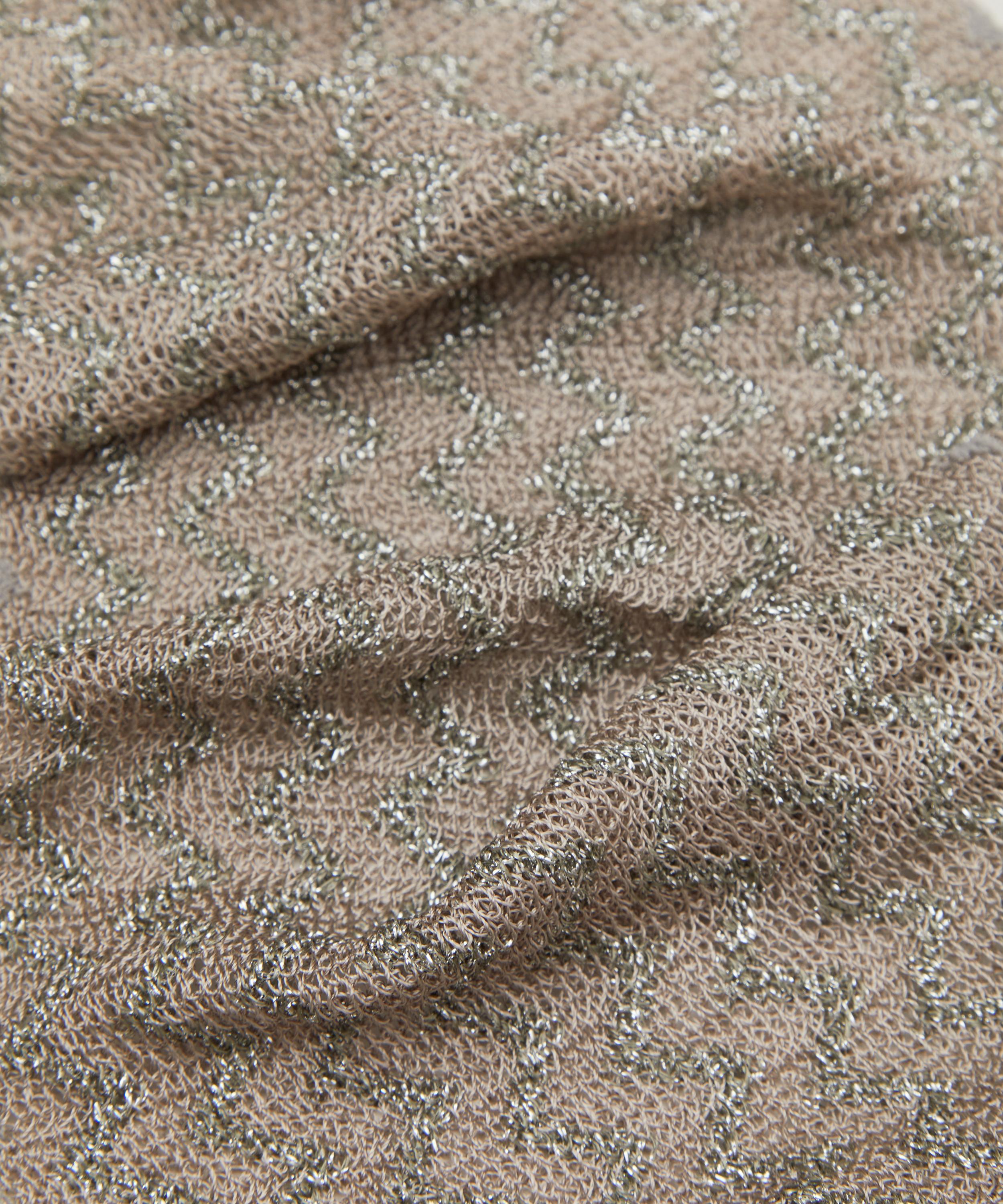 Missoni - Viscose Muffler Grey Zig-Zag Scarf image number 3