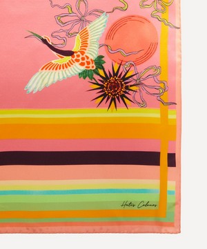 Heti's Colours - Simone Berry Silk Scarf image number 2