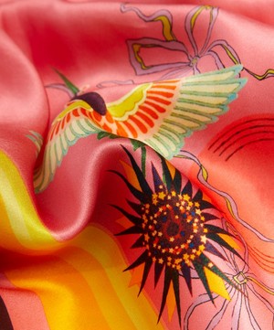 Heti's Colours - Simone Berry Silk Scarf image number 3