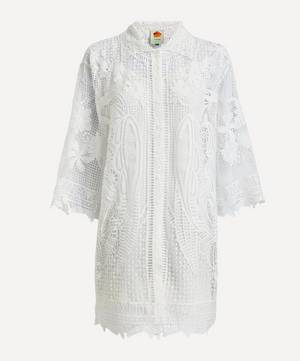 Tropical Wind Guipure Lace Shirt