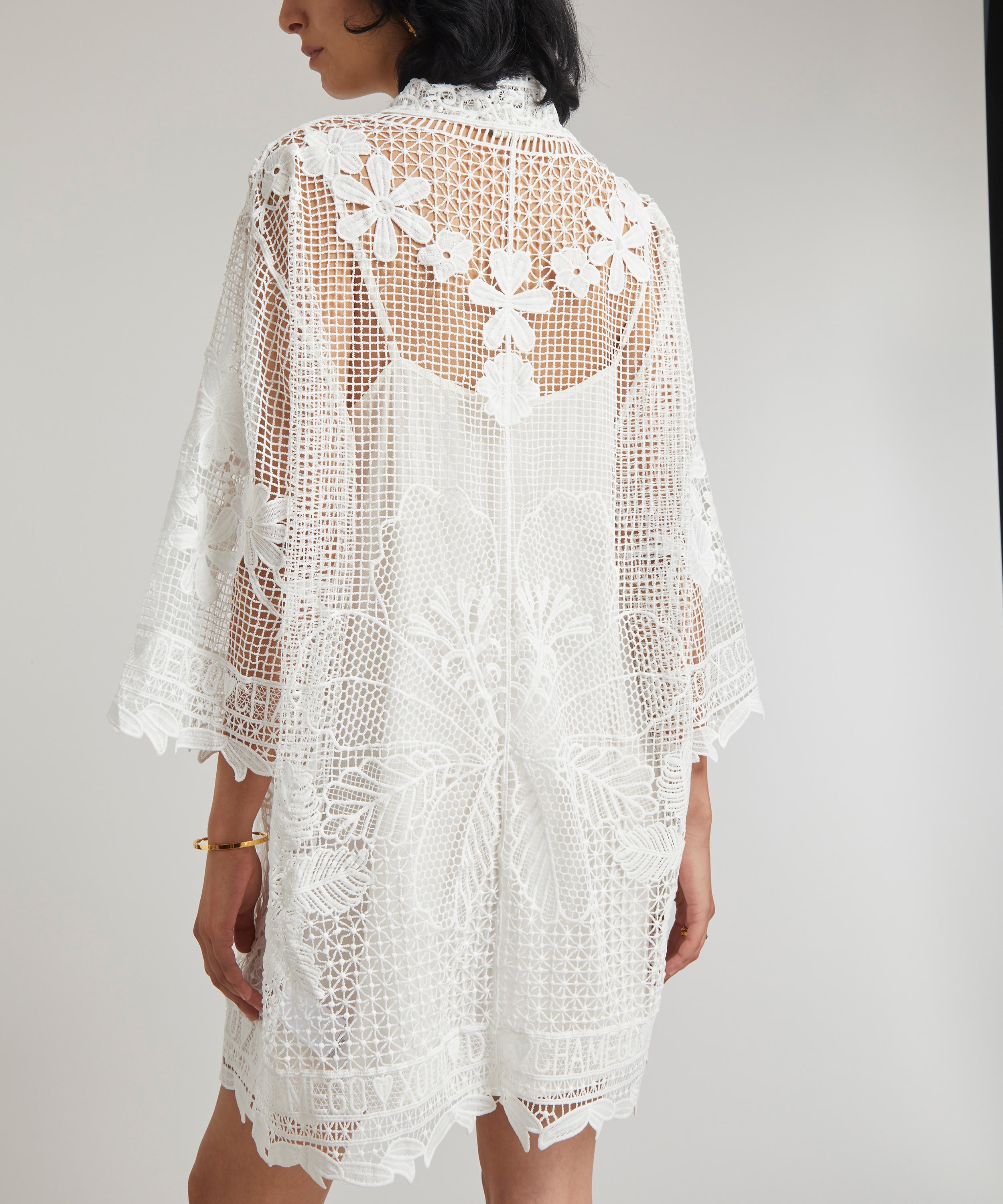 FARM Rio - Tropical Wind Guipure Lace Shirt image number 3