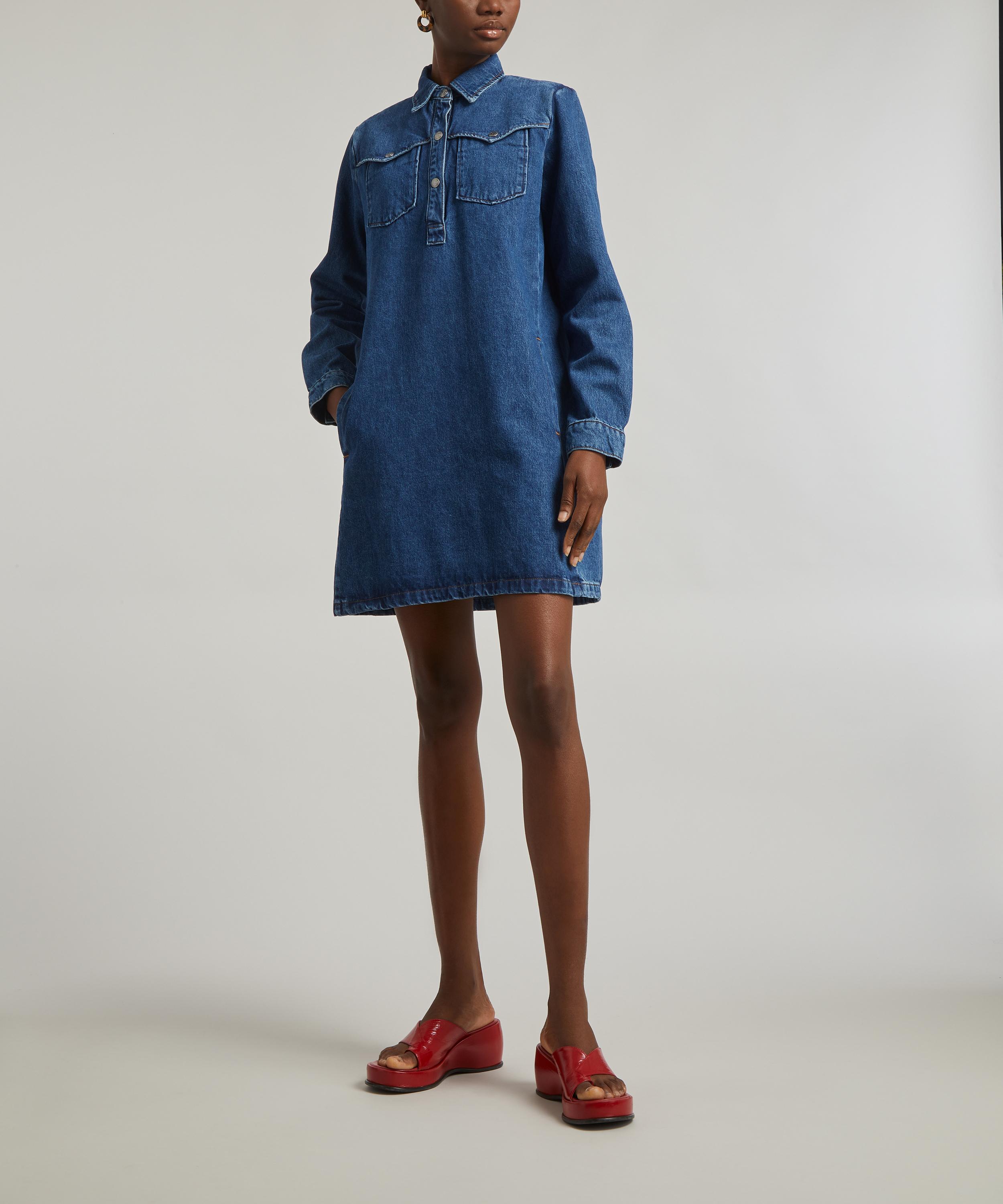 A.P.C｜DRESSES (Leana Dress (COFAH F05967 IAA)) A.P.C. Leana Dress | Liberty