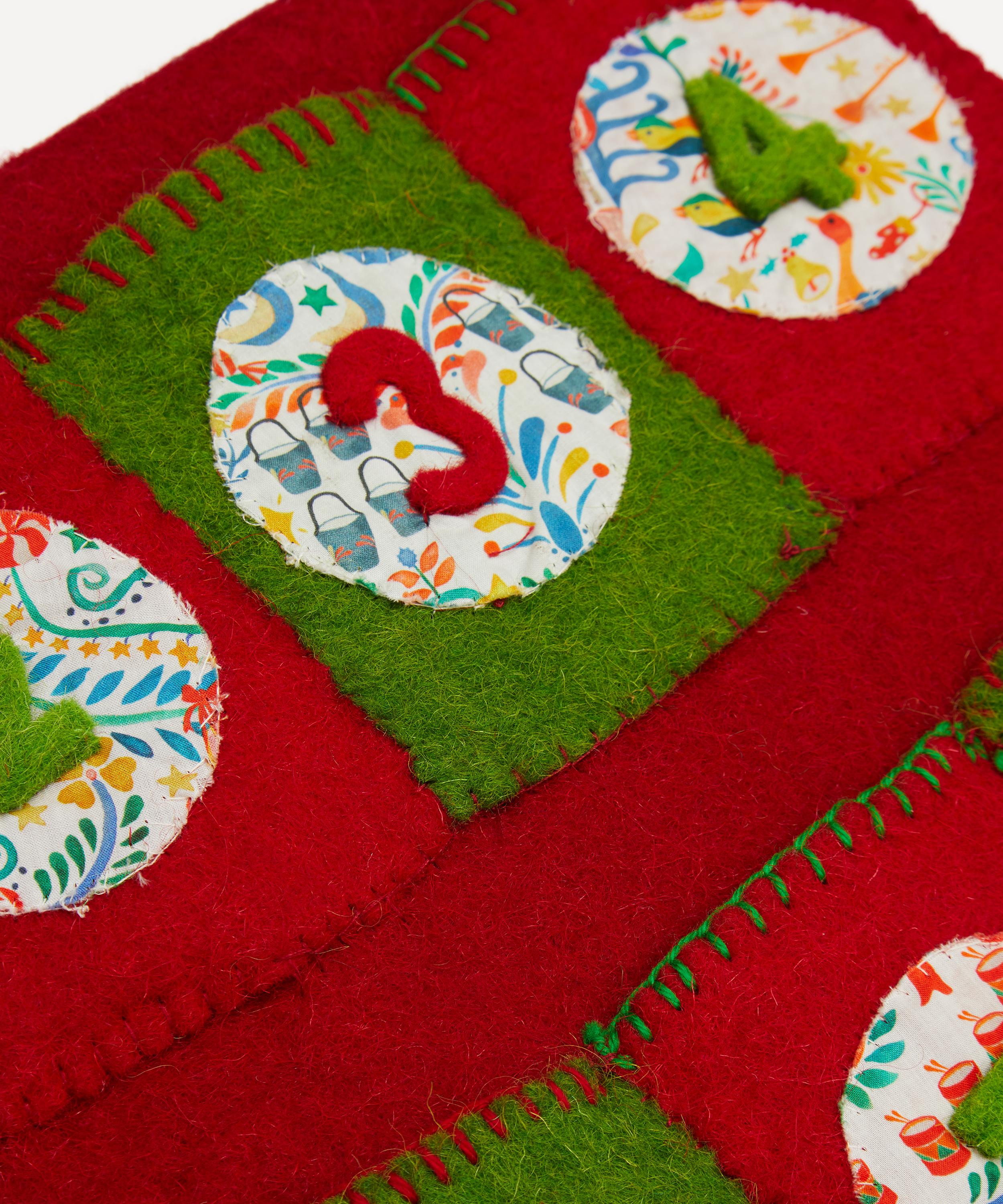 Christmas - 12 Days of Christmas Liberty Print Felt Advent Calendar image number 2
