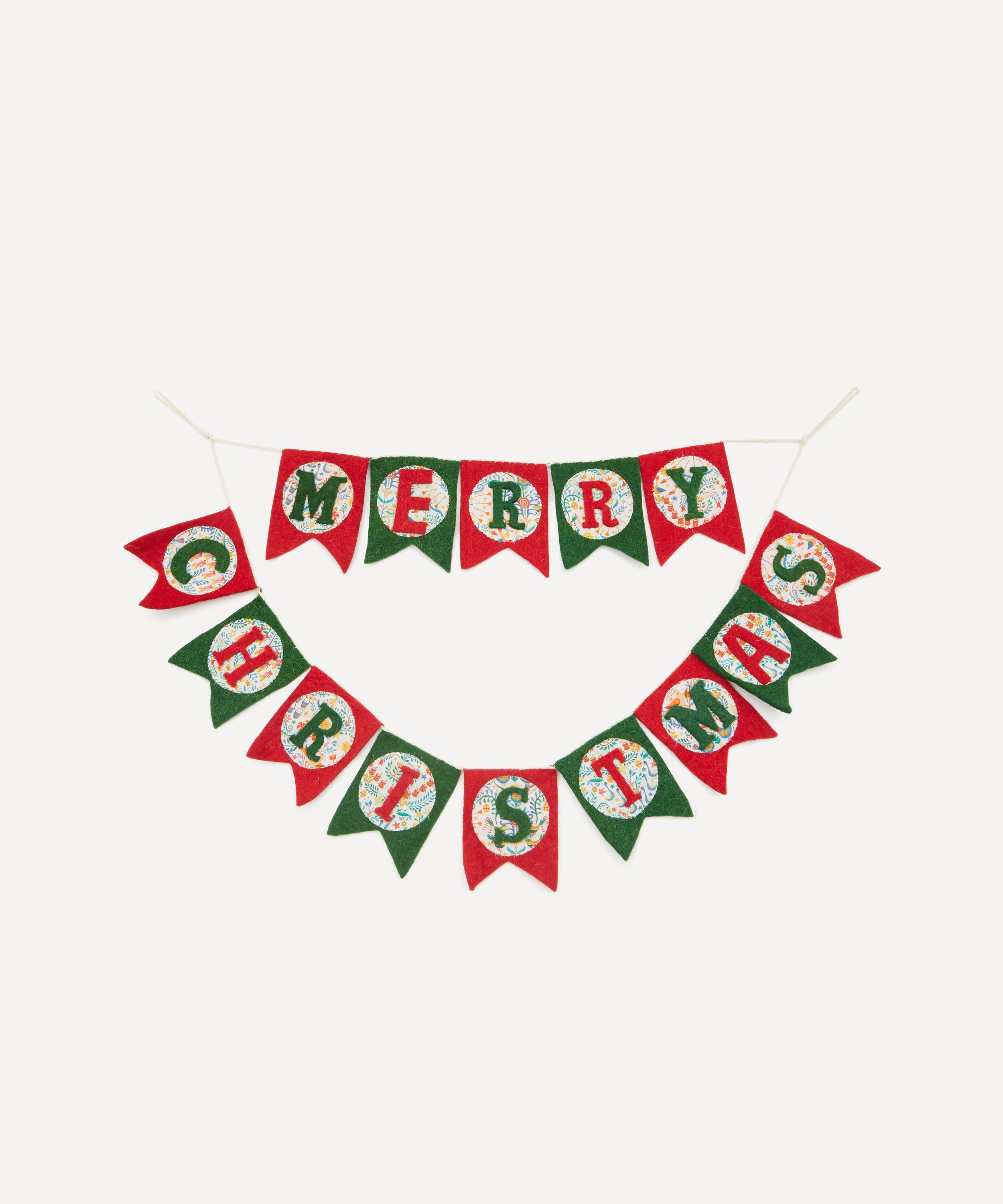 Christmas - 12 Days of Christmas Liberty Print Felt Banner image number 0