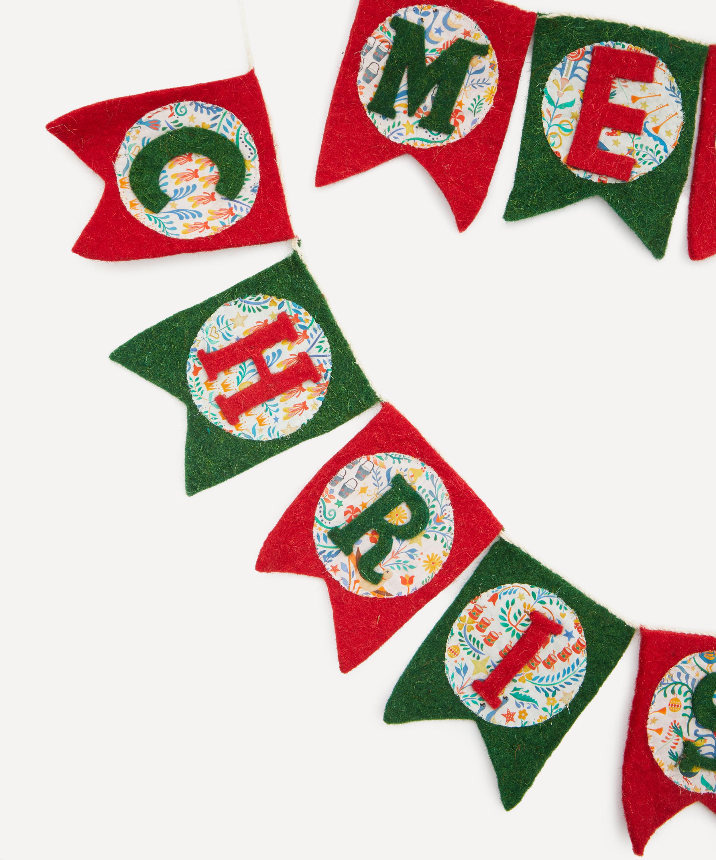 Christmas - 12 Days of Christmas Liberty Print Felt Banner image number 1