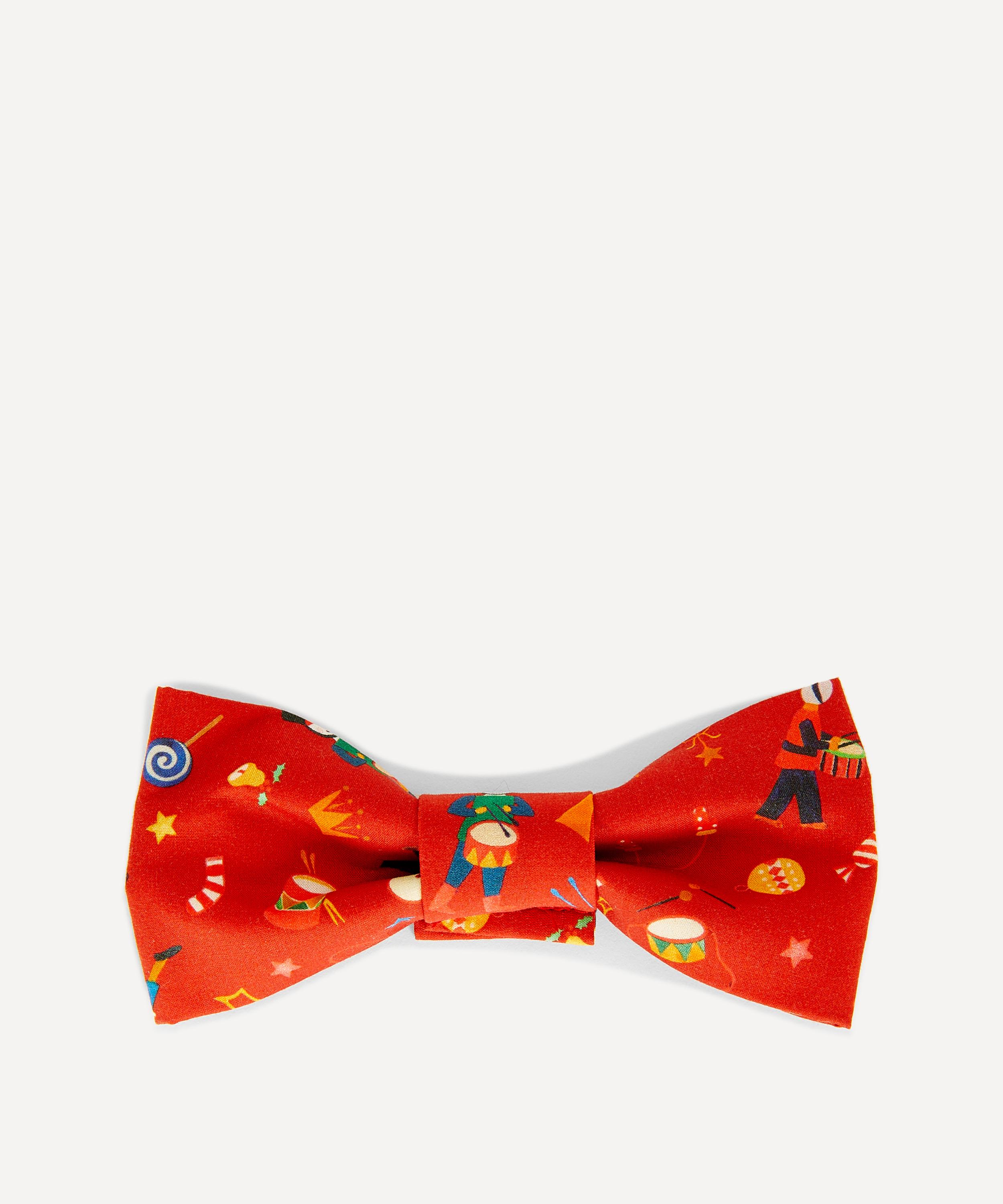 Liberty - Tumbling Toys Tana Lawn™ Cotton Red Dog Bow Tie image number 0