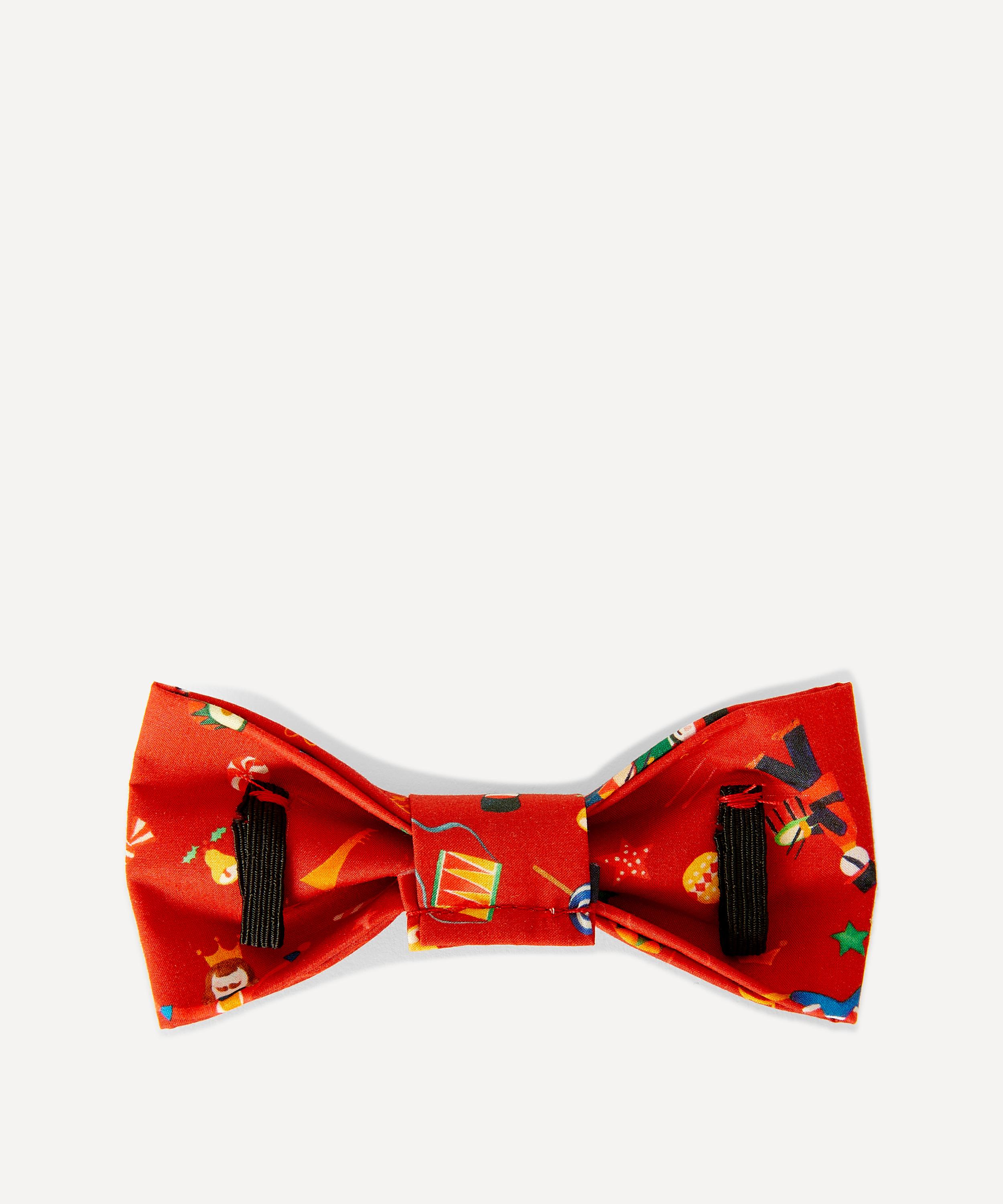 Liberty - Tumbling Toys Tana Lawn™ Cotton Red Dog Bow Tie image number 1