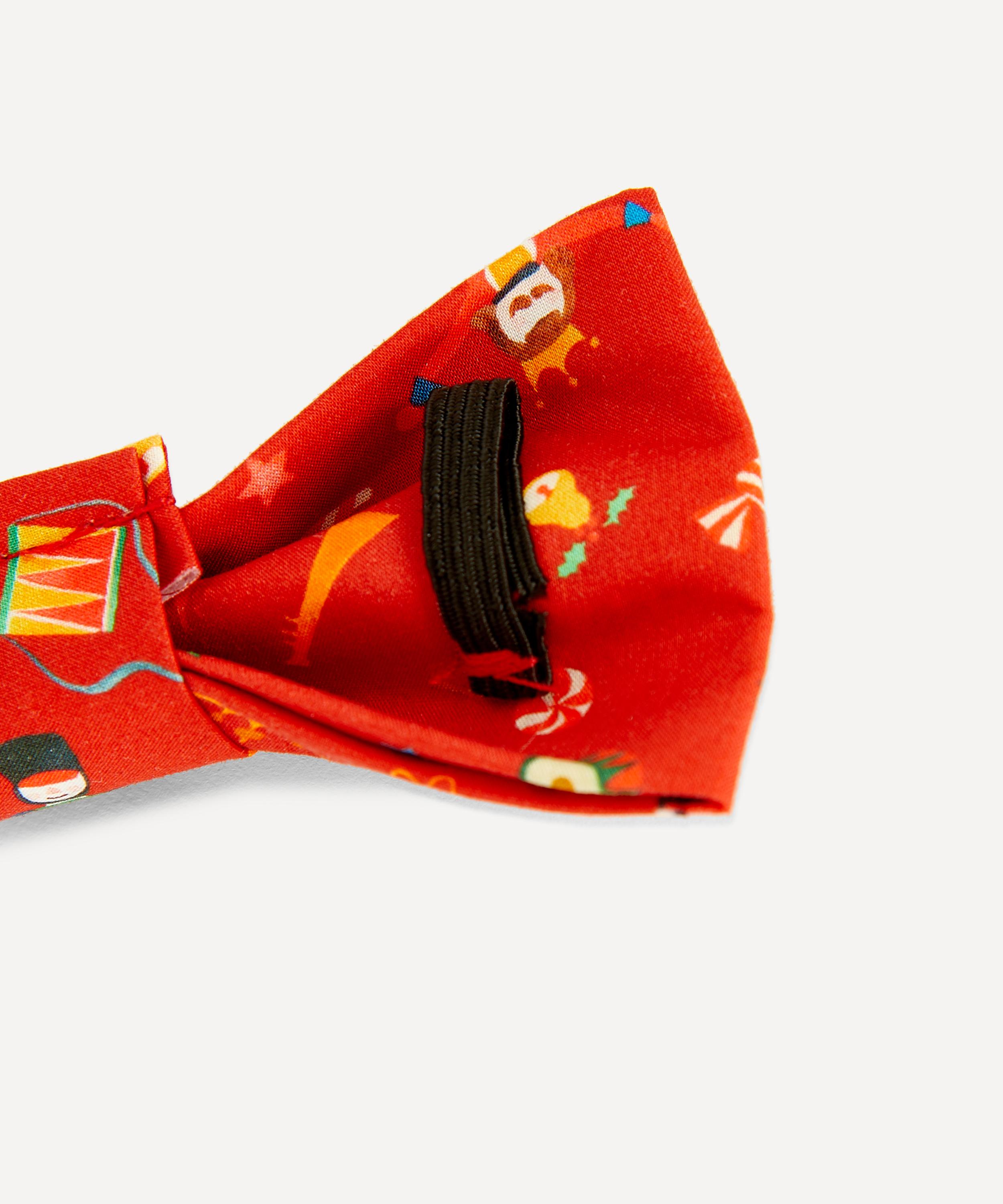 Liberty - Tumbling Toys Tana Lawn™ Cotton Red Dog Bow Tie image number 2