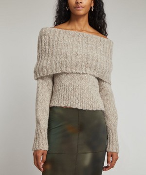 Paloma Wool - Carlota Off-Shoulder Knitted Jumper image number 2