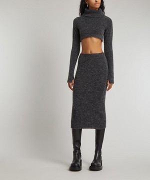 Paloma Wool - Margarita Off-Shoulder Knitted Cropped Jumper image number 1