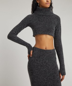 Paloma Wool - Margarita Off-Shoulder Knitted Cropped Jumper image number 2