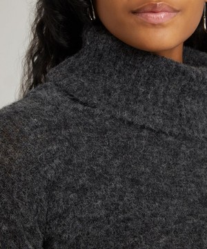Paloma Wool - Margarita Off-Shoulder Knitted Cropped Jumper image number 4