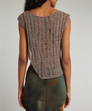 Paloma Wool - Aperol Short-Sleeve Knitted Top image number 3