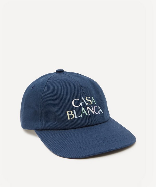 Casablanca - Stacked Logo Embroidered Baseball Cap image number null