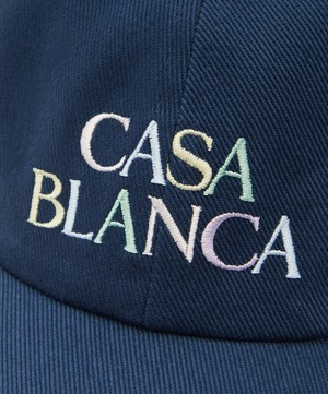 Casablanca - Stacked Logo Embroidered Baseball Cap image number 2