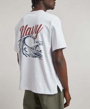 Uniform Bridge - Navy Wave T-Shirt image number 3