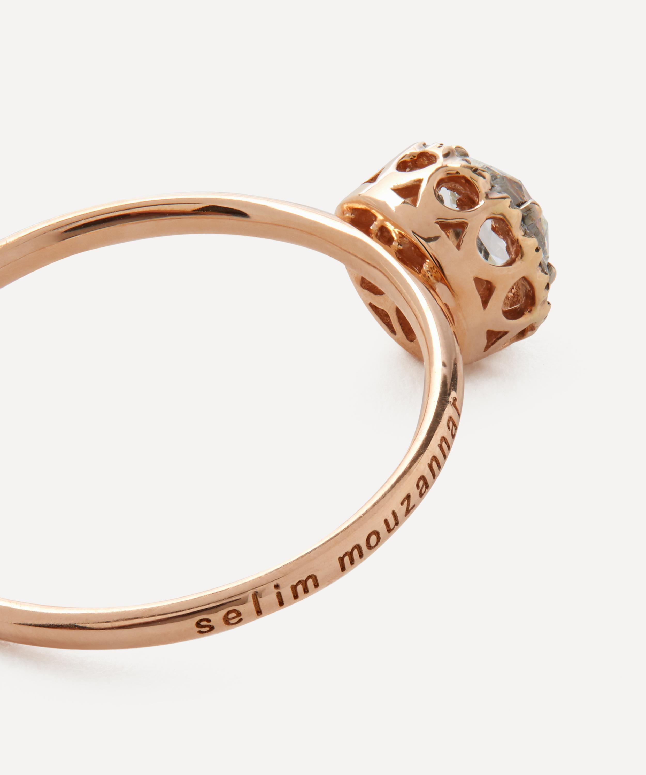 Selim Mouzannar - 18ct Rose Gold Beirut Diamond Ring image number 1