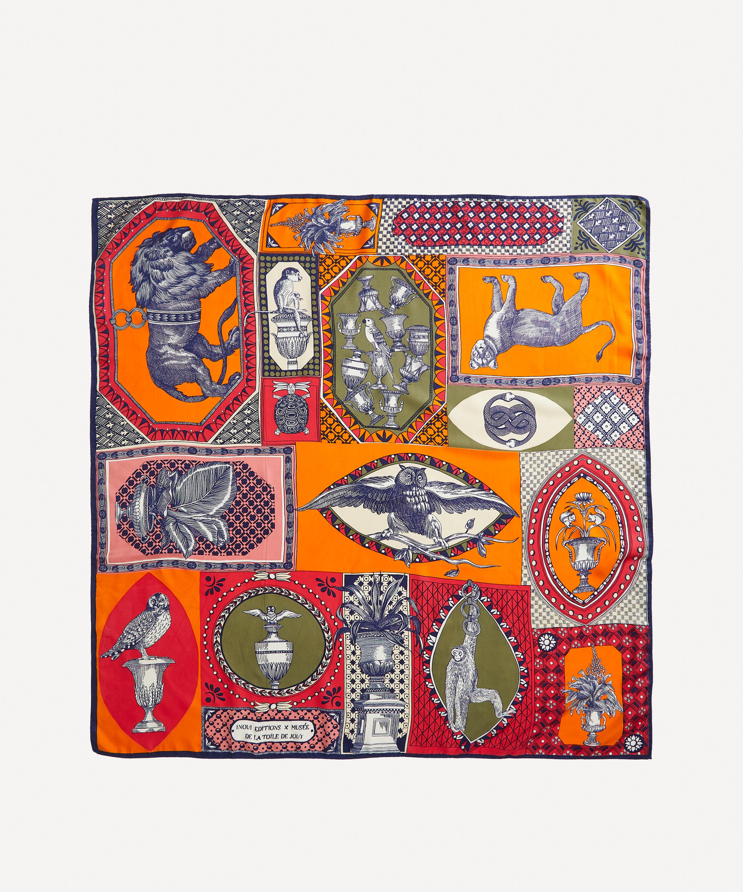 Inoui Editions - Barocco Square Silk Scarf image number 1