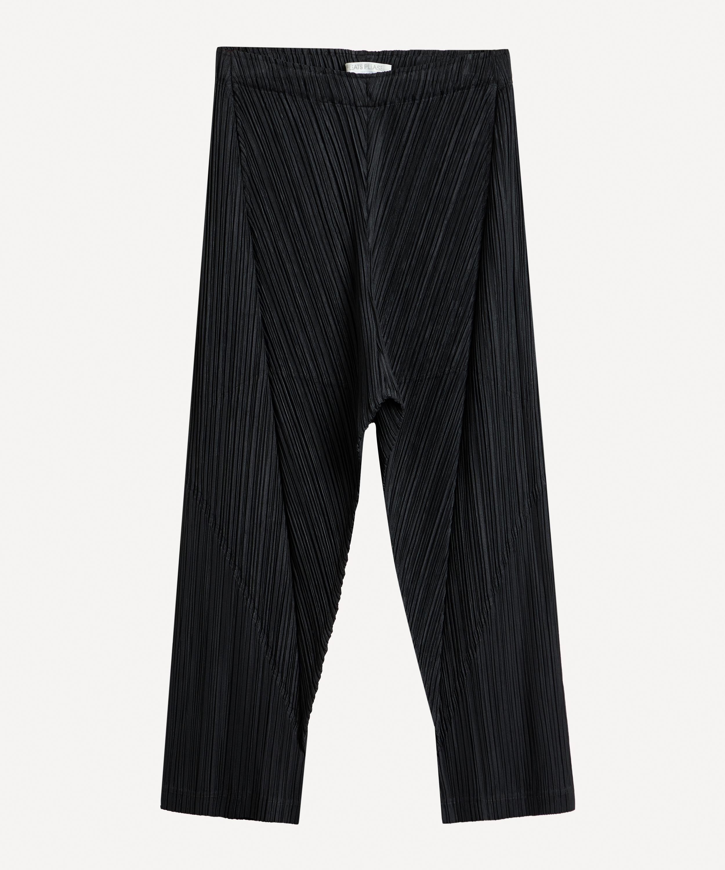 Thickened Fabric Autumn New Pants Women's Miyake Pleated Wide-leg