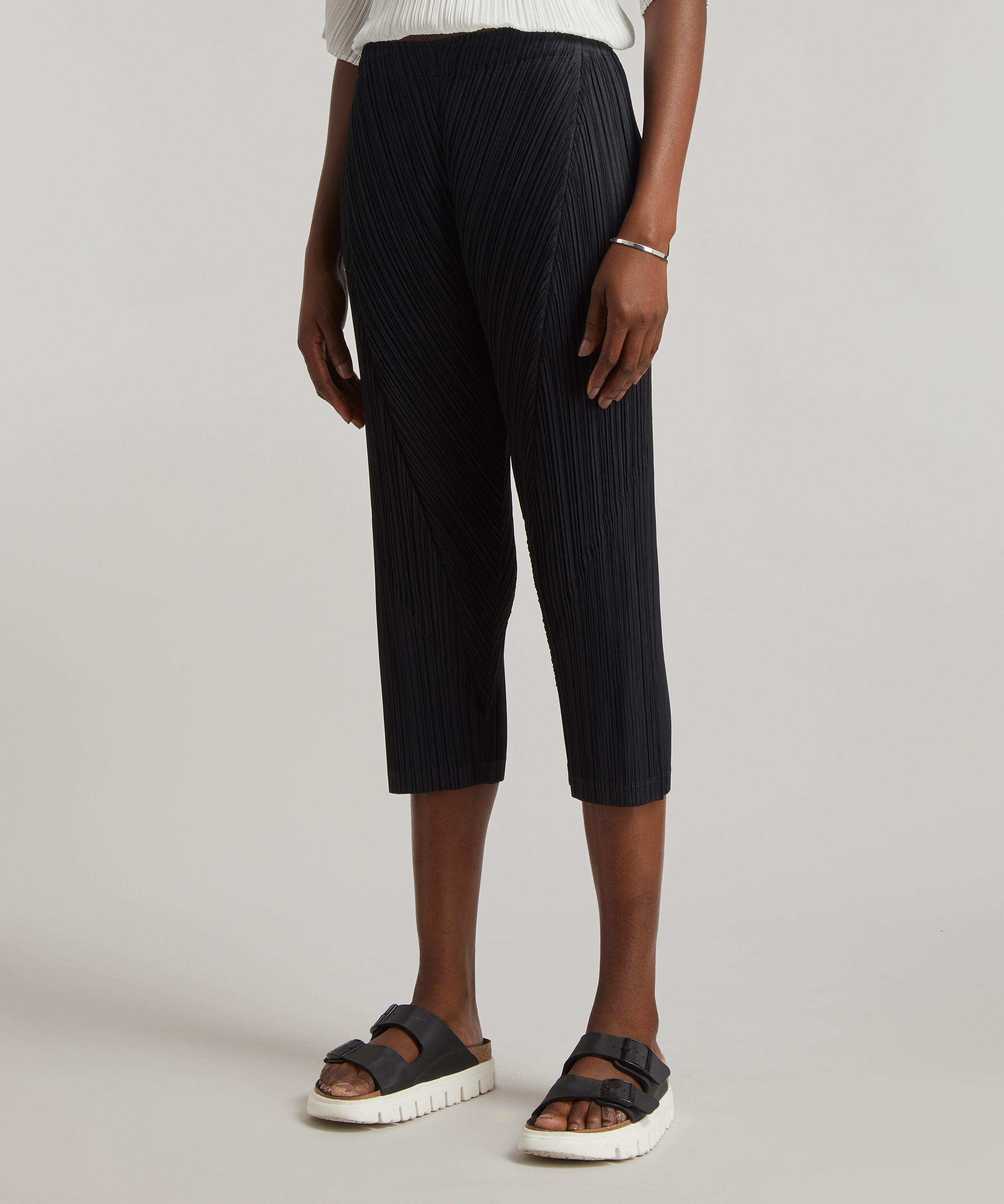 Pleats Please Issey Miyake Thicker Bottom Wide-Leg Trousers