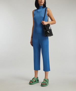 Pleats Please Issey Miyake - Monthly Colours August Pleated Trousers image number 1