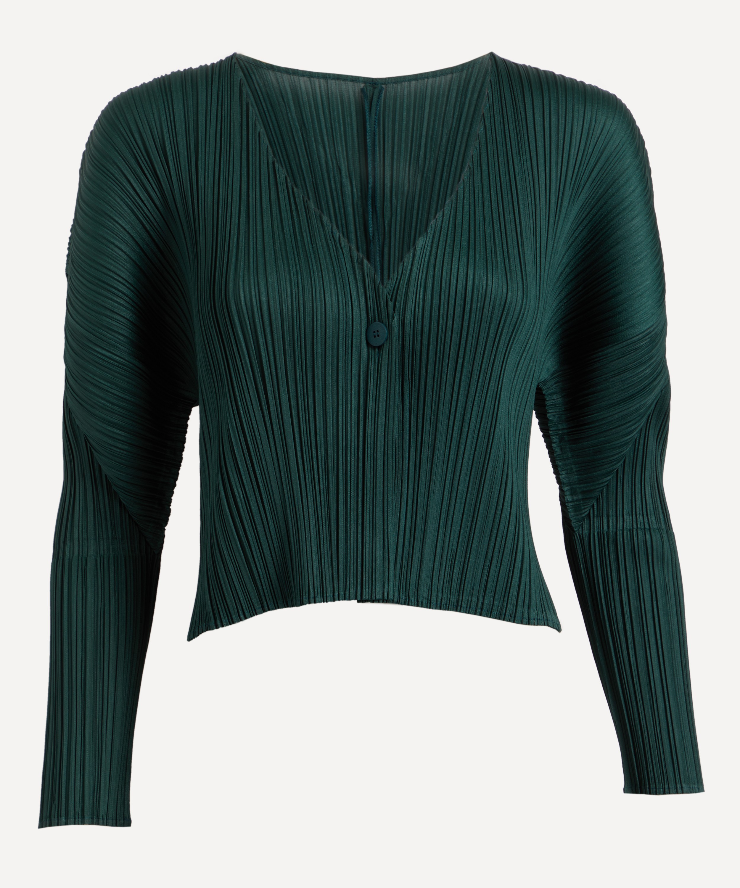 Pleats Please Issey Miyake - Monthly Colours August Pleated Cardigan image number null
