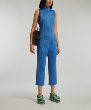 Pleats Please Issey Miyake - Monthly Colours August Pleated High-Neck Top image number 1