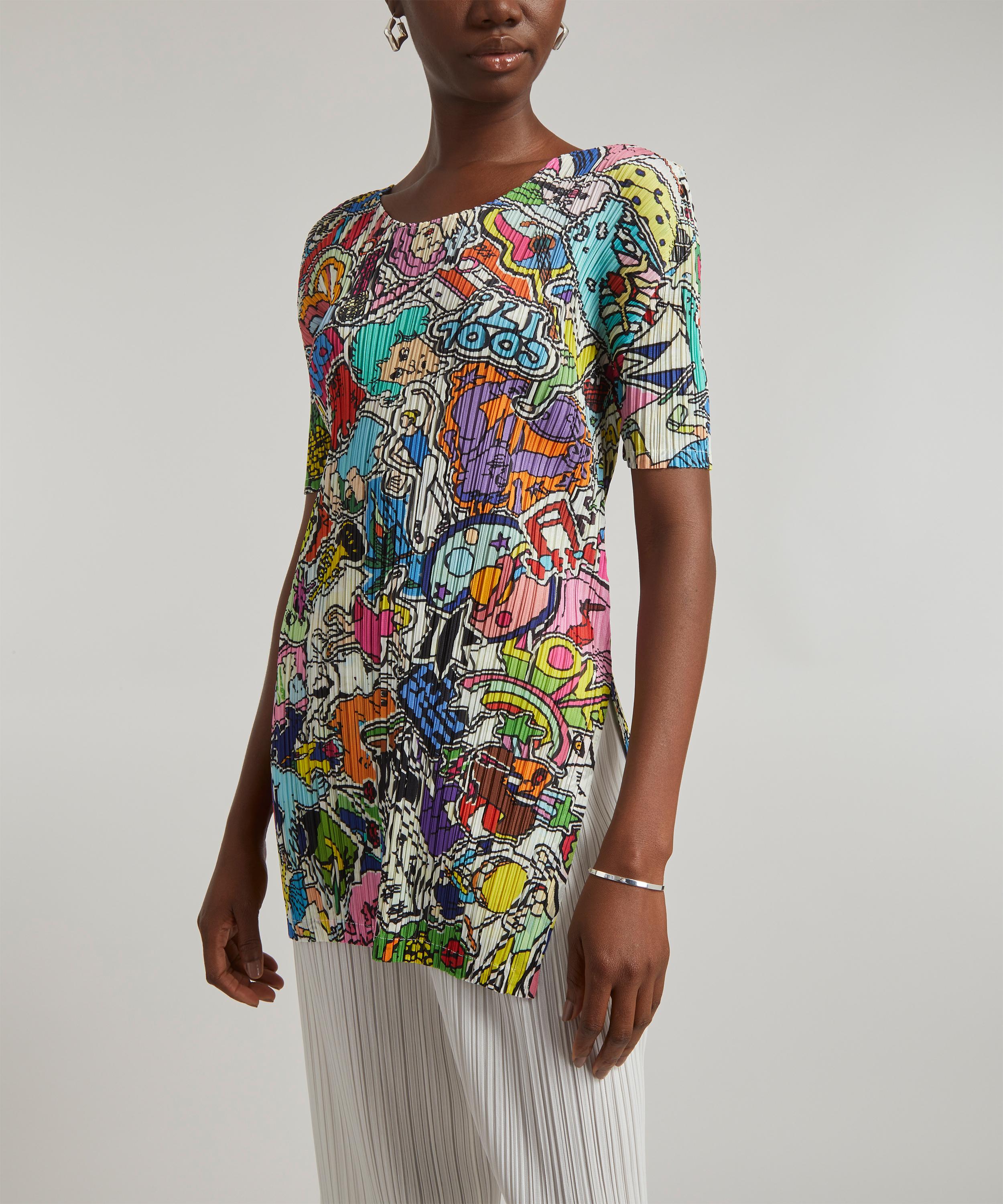 Pleats Please Issey Miyake Pleated OMNIBUS Tunic Top | Liberty